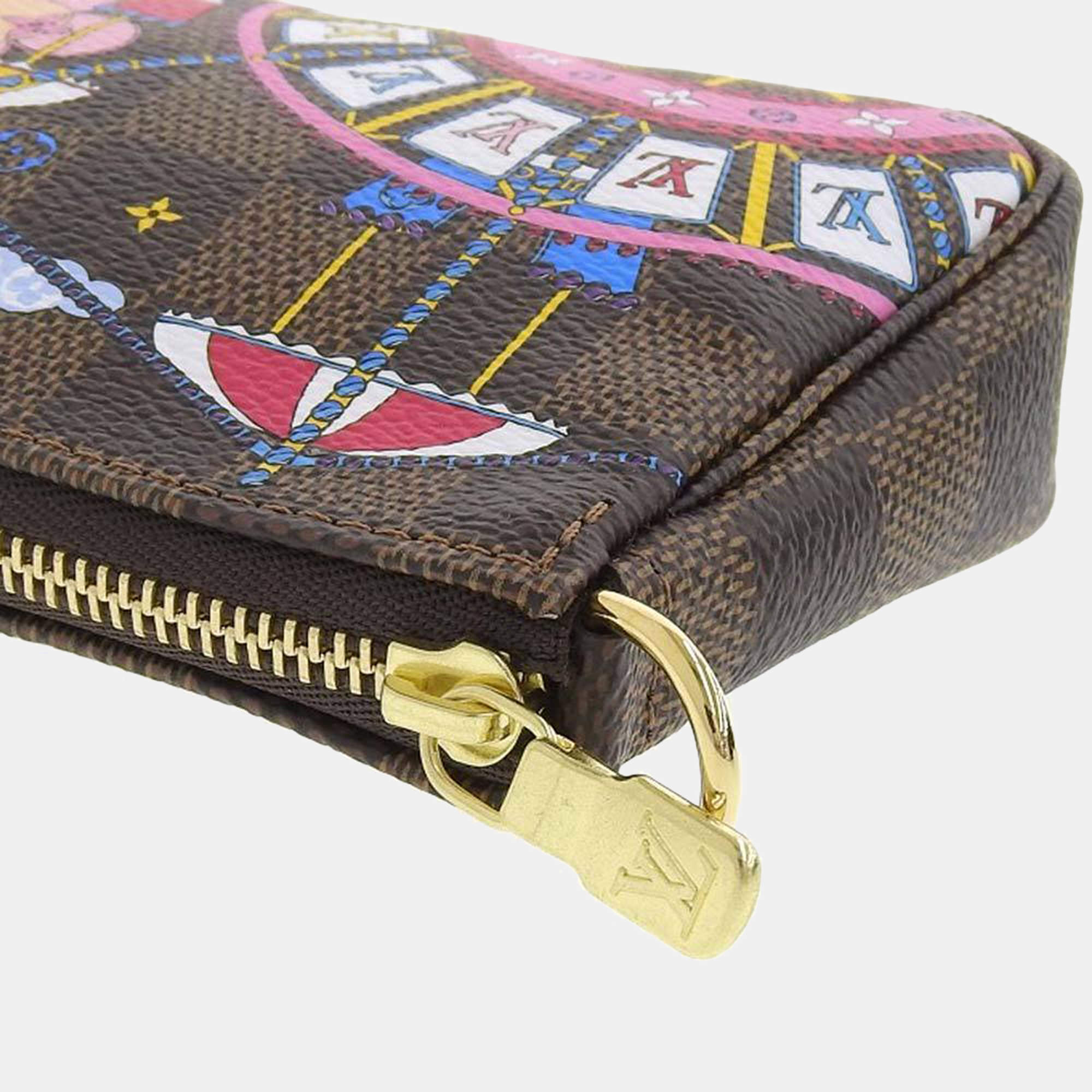 Louis Vuitton Damier Ebene Trousse Pochette - Brown Shoulder Bags, Handbags  - LOU643305