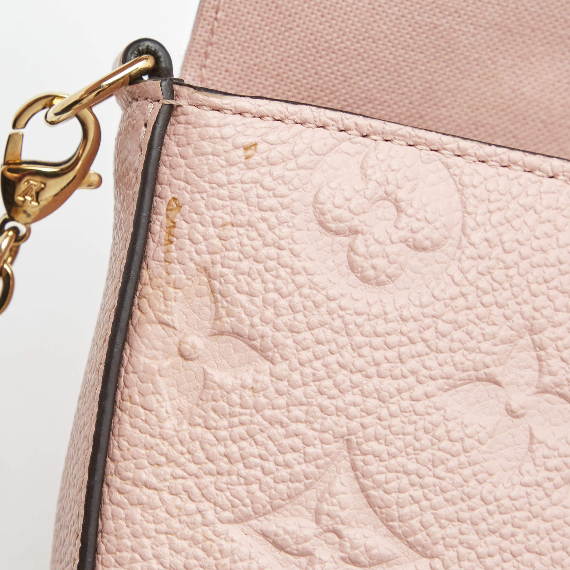 Louis Vuitton Rose Poudre Monogram Empreinte Felicie Pochette –