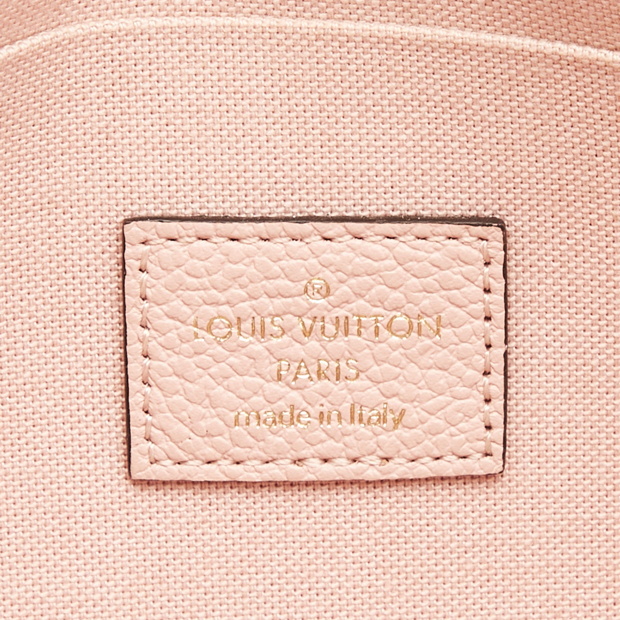 Louis Vuitton Rose Poudre Monogram Empreinte Félicie Pochette