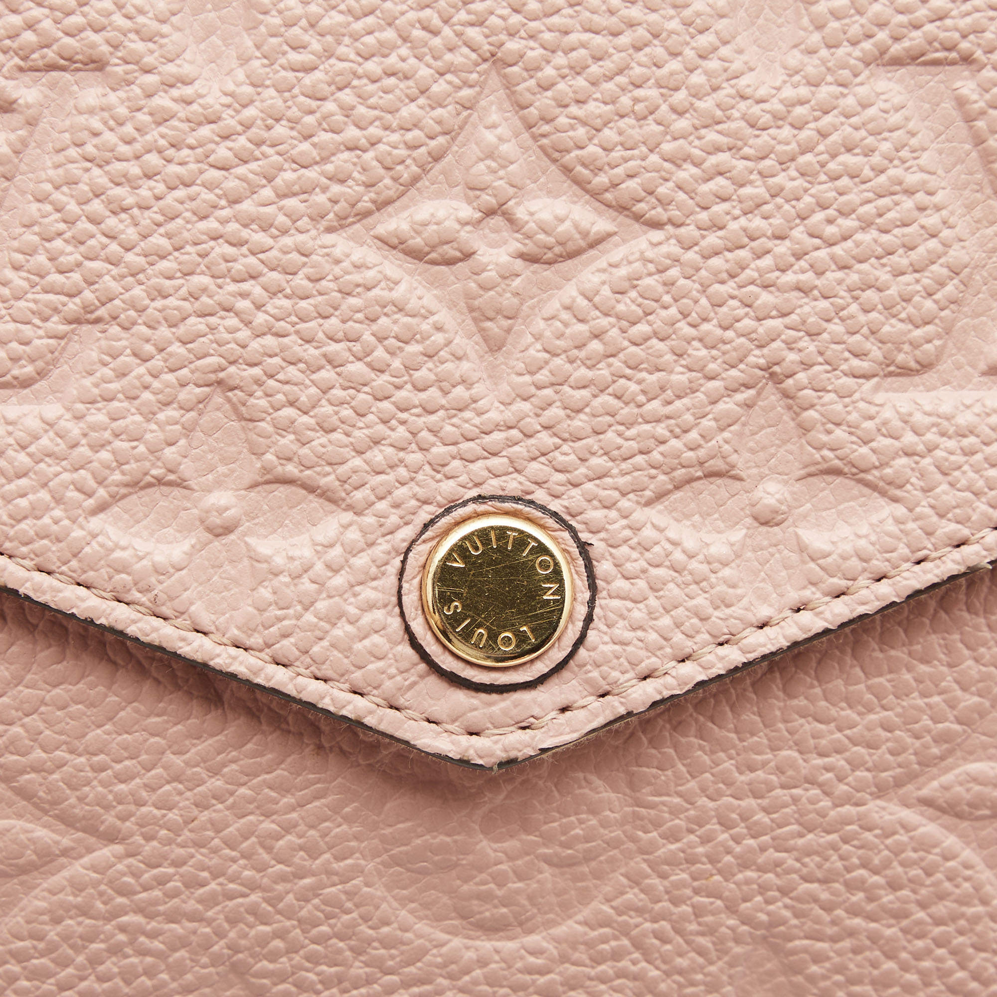 LV LV Women Félicie Pochette Monogram Empreinte Leather Pink in