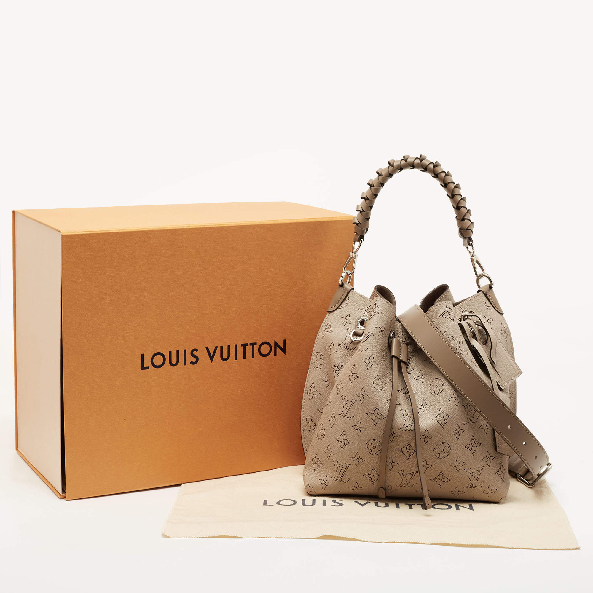 Louis Vuitton Opal Monogram Mahina Leather Muria Bag Louis Vuitton