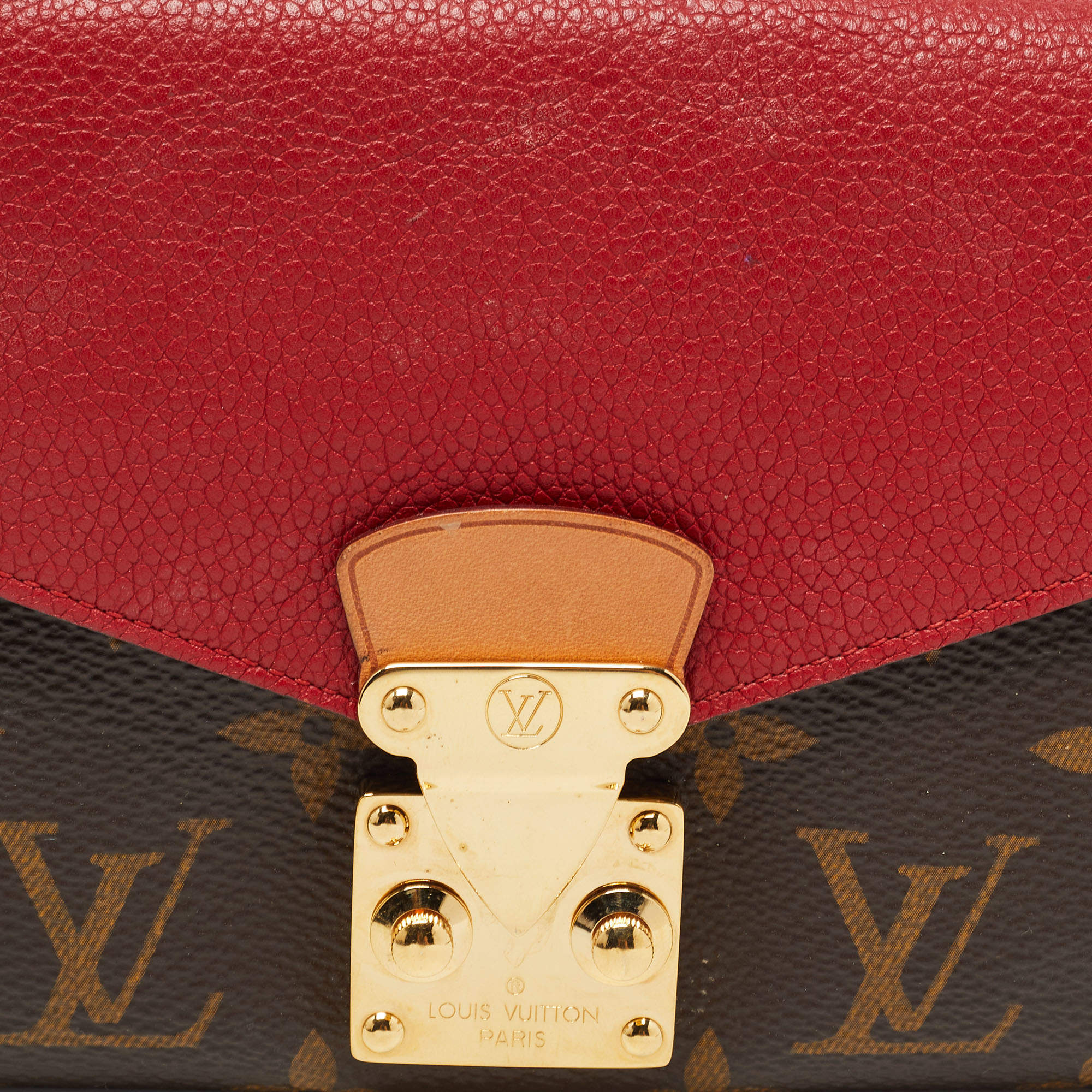 Louis Vuitton Monogram Pallas Compact Wallet with Cherry Red - A World Of  Goods For You, LLC