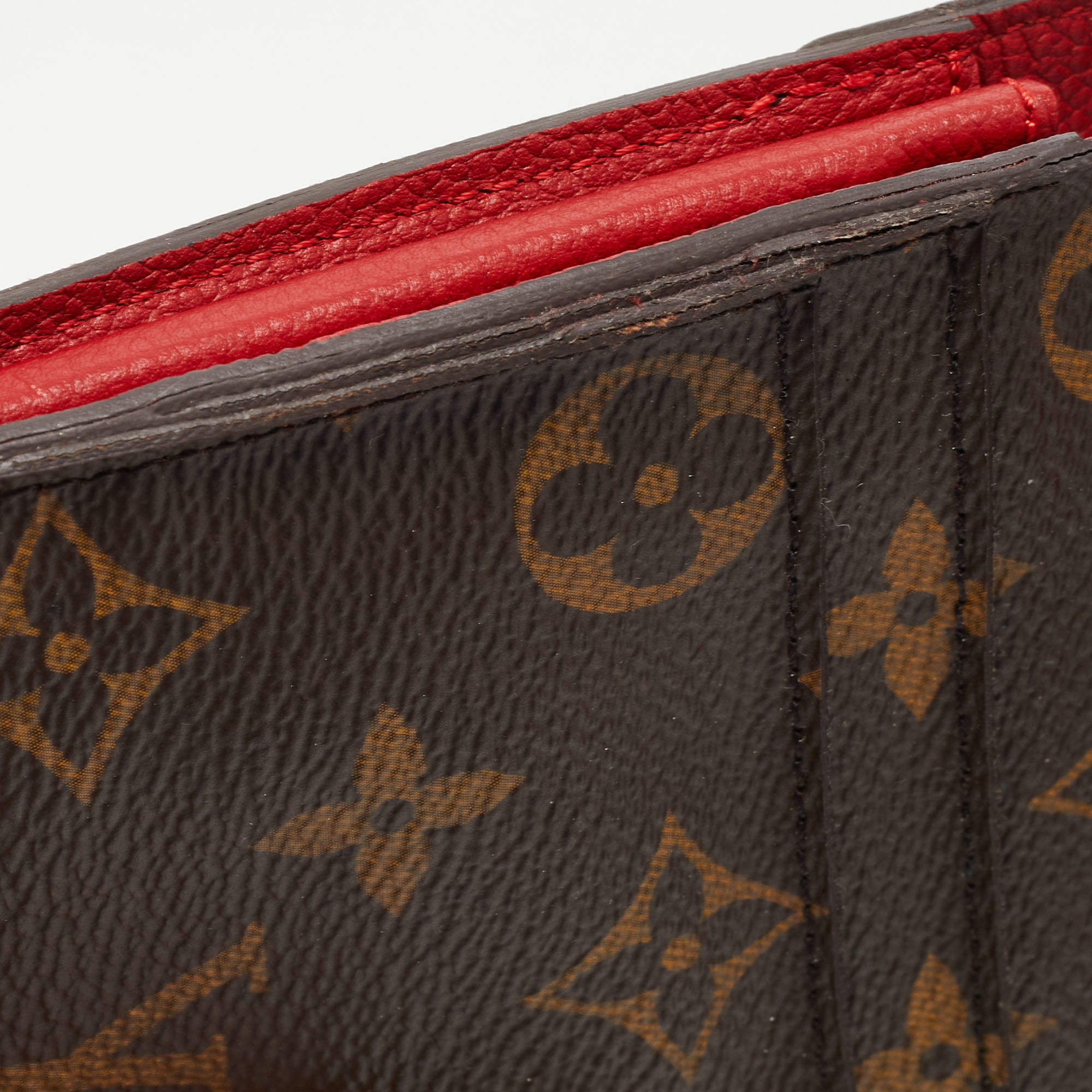 Louis Vuitton Red Monogram Canvas Pallas Wallet Louis Vuitton | The Luxury  Closet