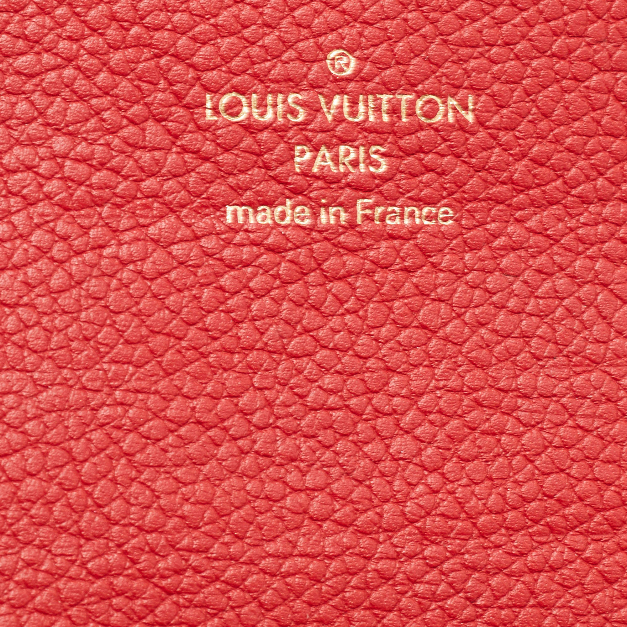 LOUIS VUITTON Monogram Pallas Compact Wallet Cherry 1208568