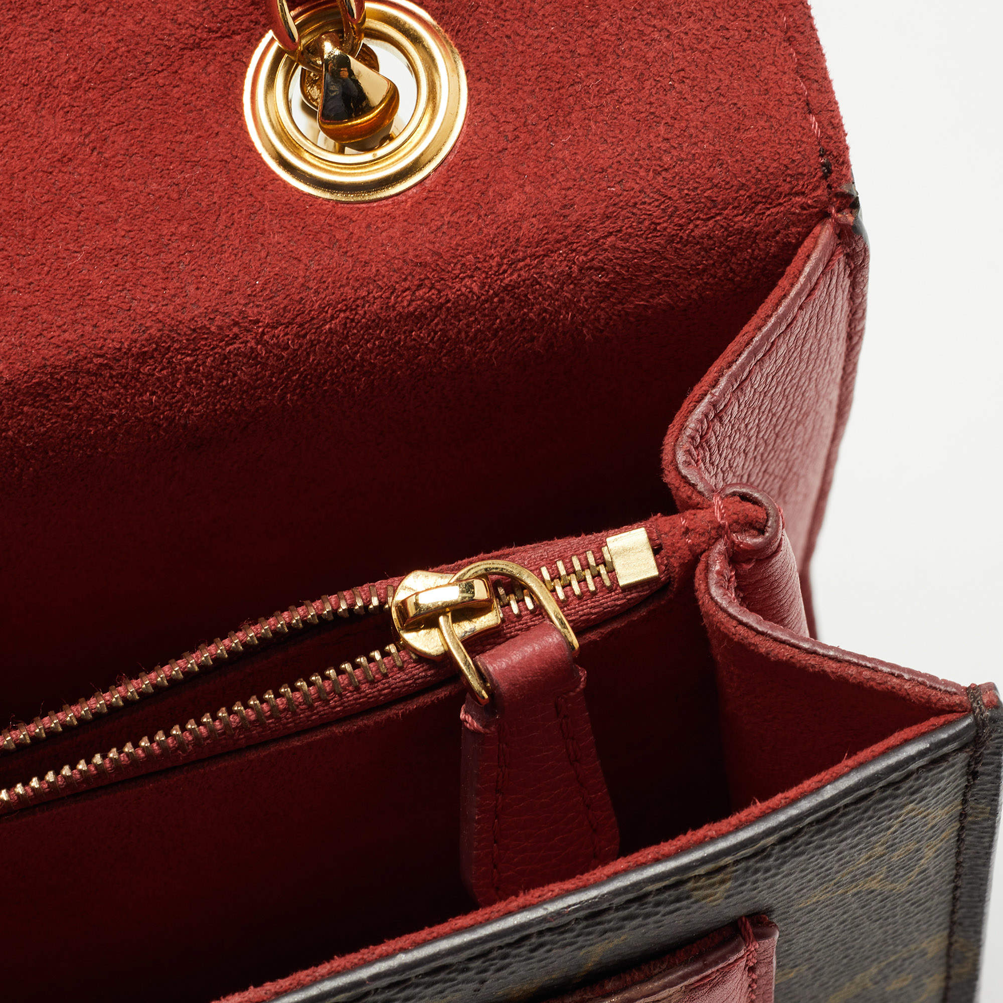 Victoire glitter handbag Louis Vuitton Brown in Glitter - 26980560