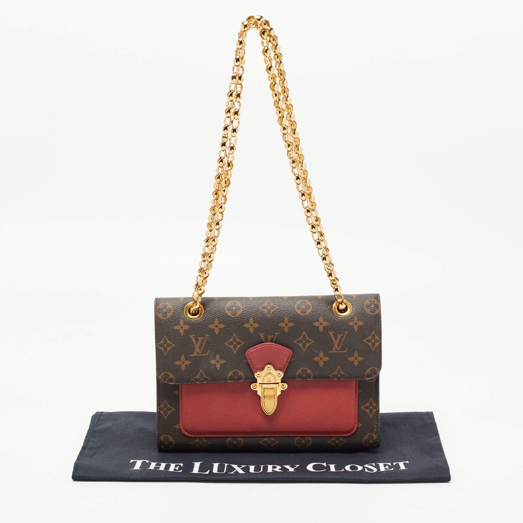 Louis Vuitton Monogram Victoire Cherry Chain Shoulder Bag