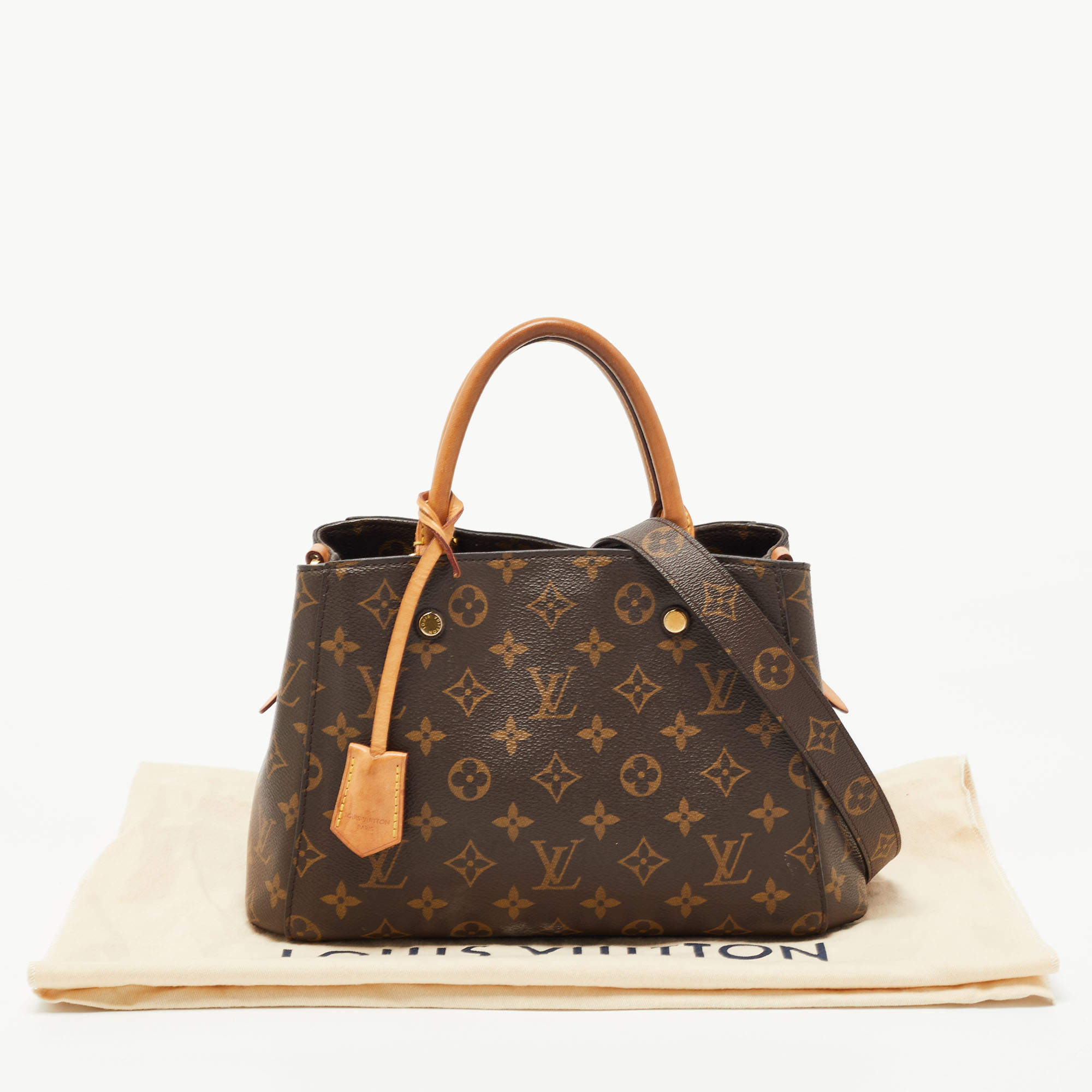 Louis Vuitton Monogram Montaigne Bb Bagel