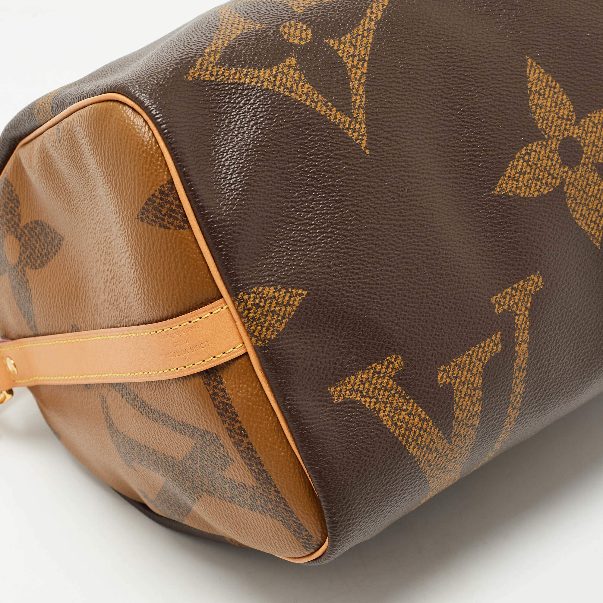 Speedy 30 Bandouliere Giant Reverse Monogram – Keeks Designer Handbags