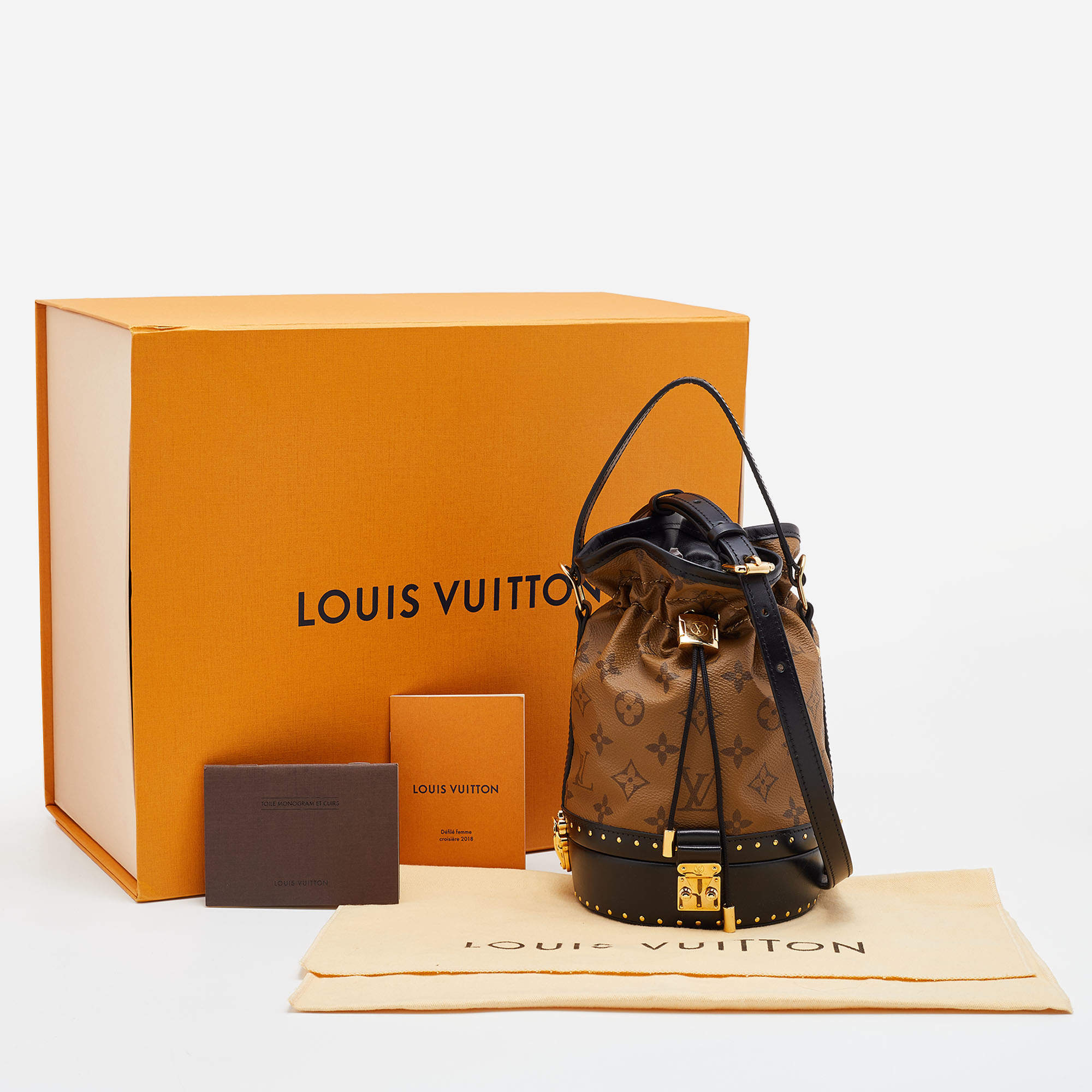 Louis Vuitton Monogram Petit Noé Trunk Bucket Bag Louis Vuitton