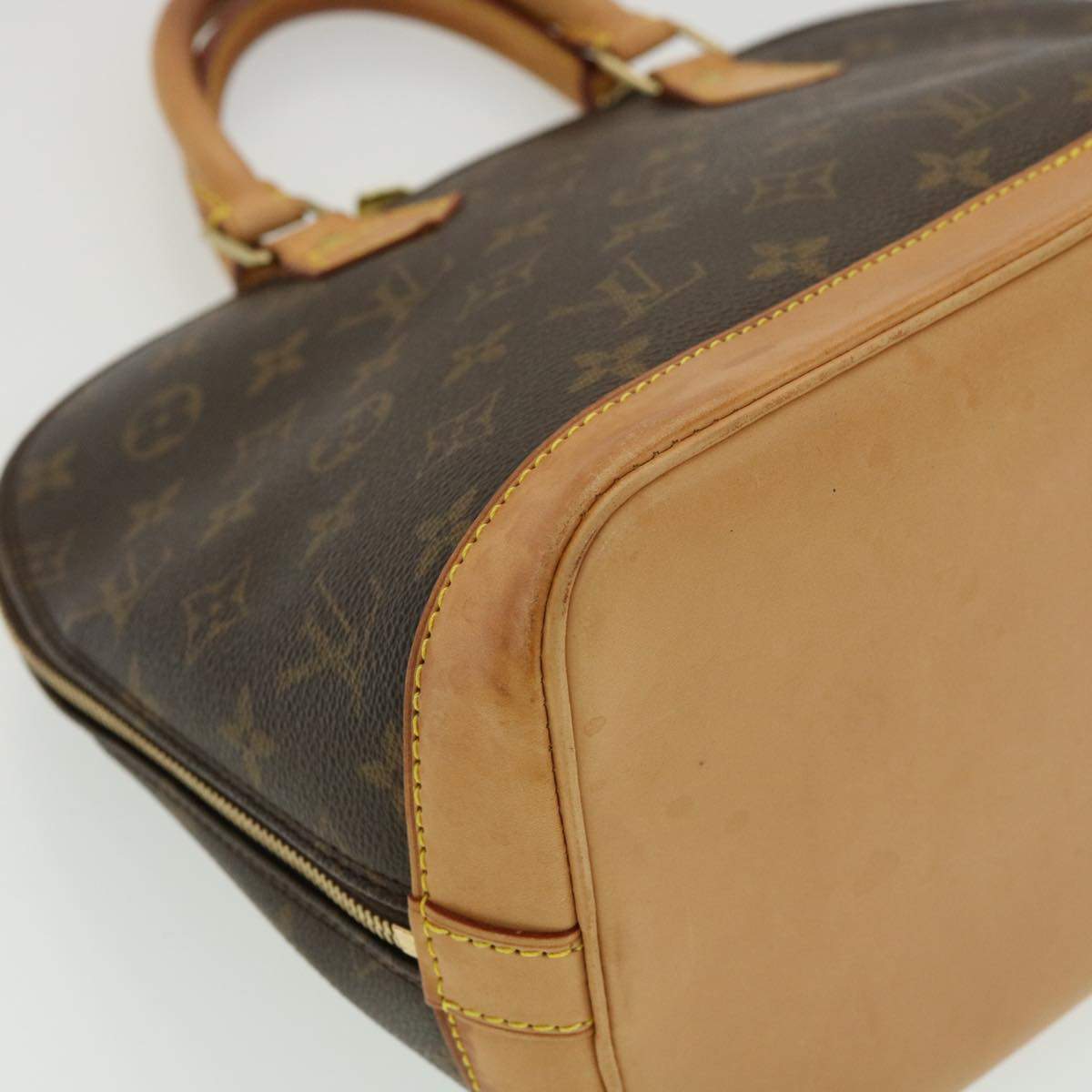 LOUIS VUITTON Louis Vuitton Alma PM M51130 Handbag Monogram Canvas Bro –