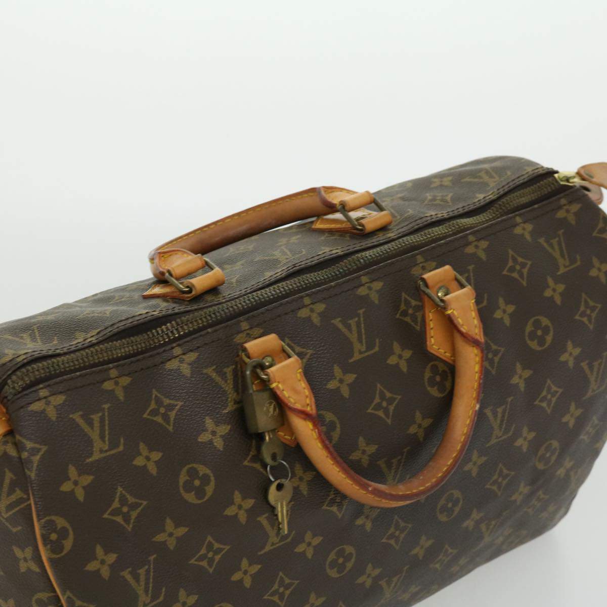 Louis Vuitton Monogram Speedy 40 Hand Bag Vintage M41522 LV Auth bs7020  Cloth ref.1023705 - Joli Closet