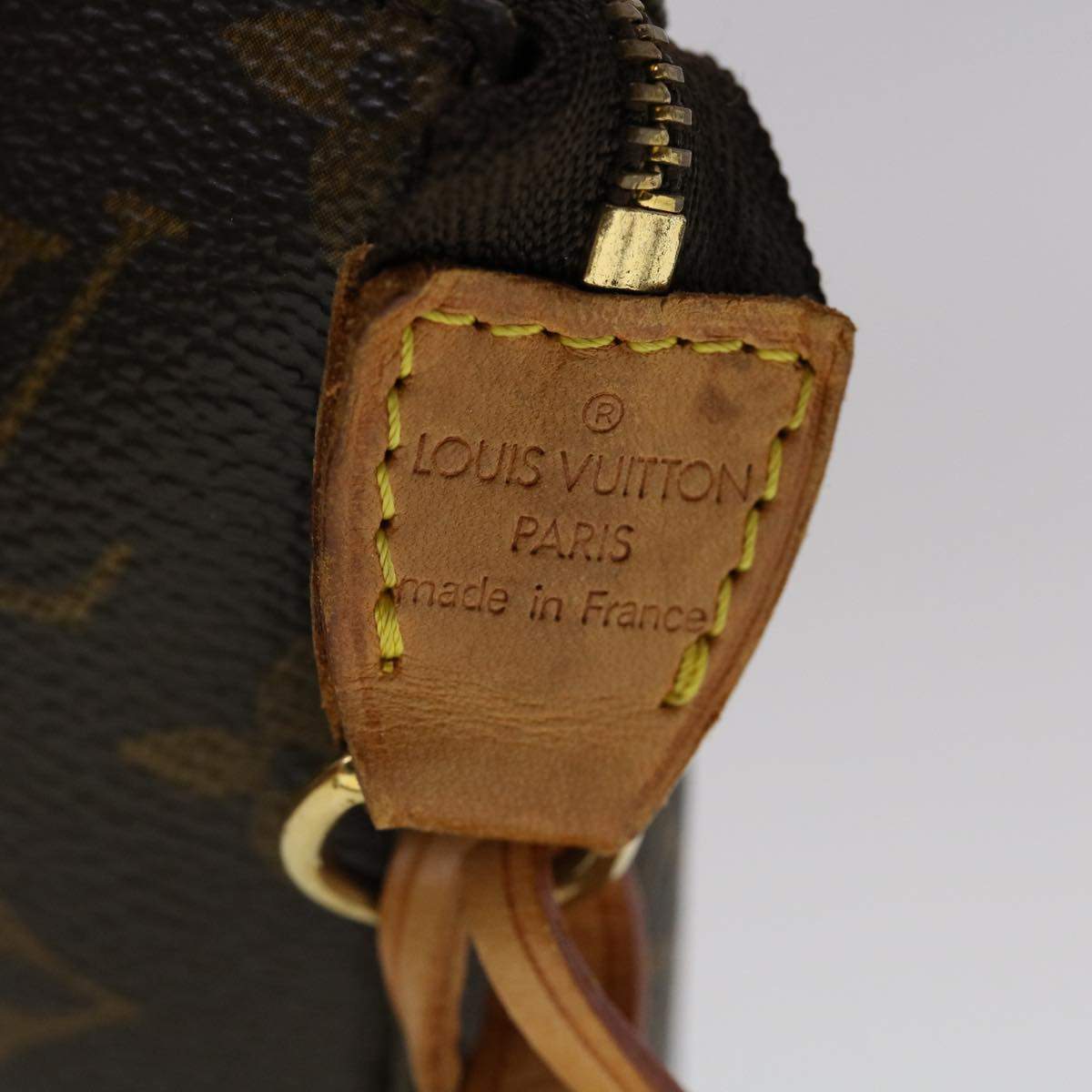 LOUIS VUITTON LV Pochette Accessoires Monogram Used Pouch Bag M51980 #BP968  Y