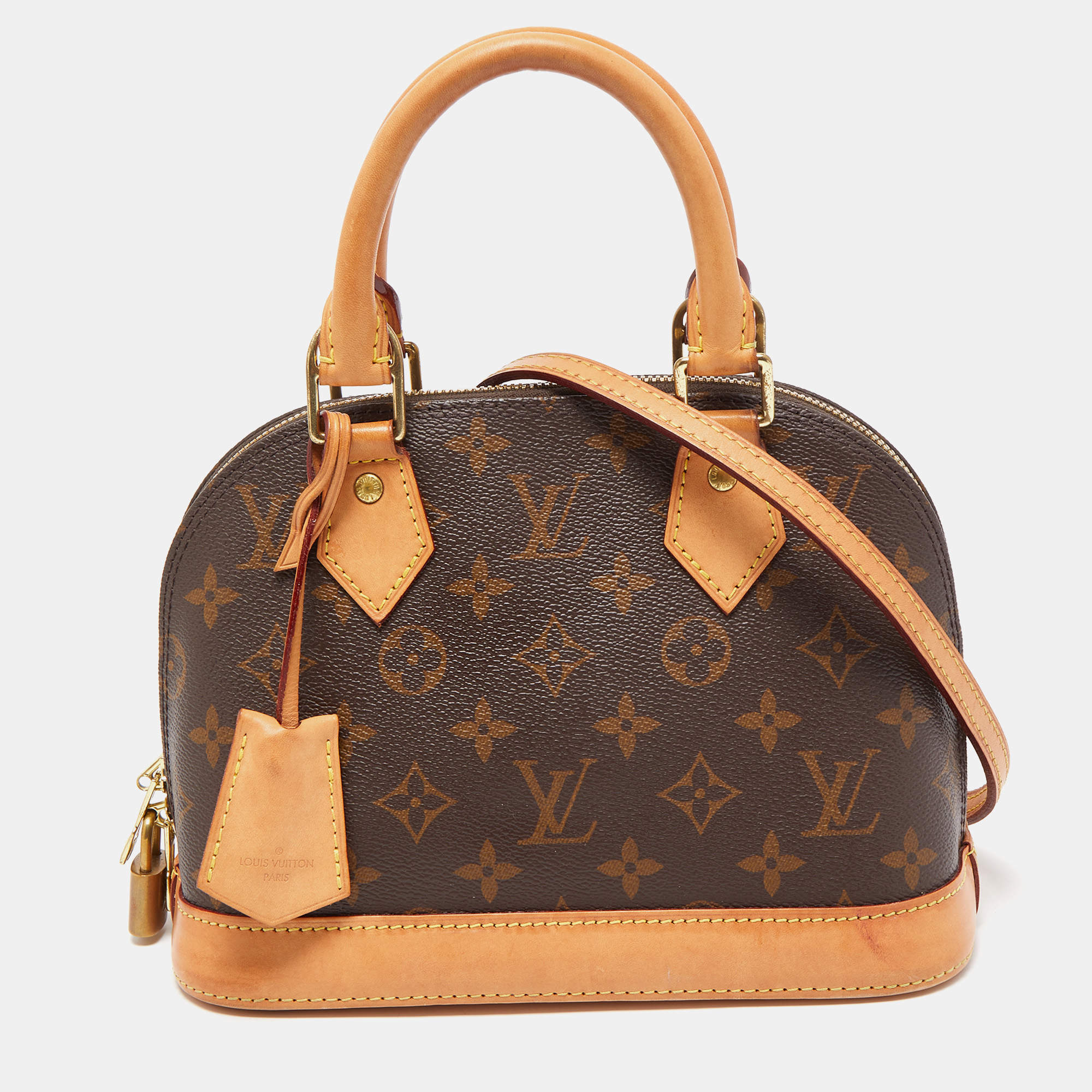 Pre Owned Louis Vuitton Monogram Canvas Alma BB Bag