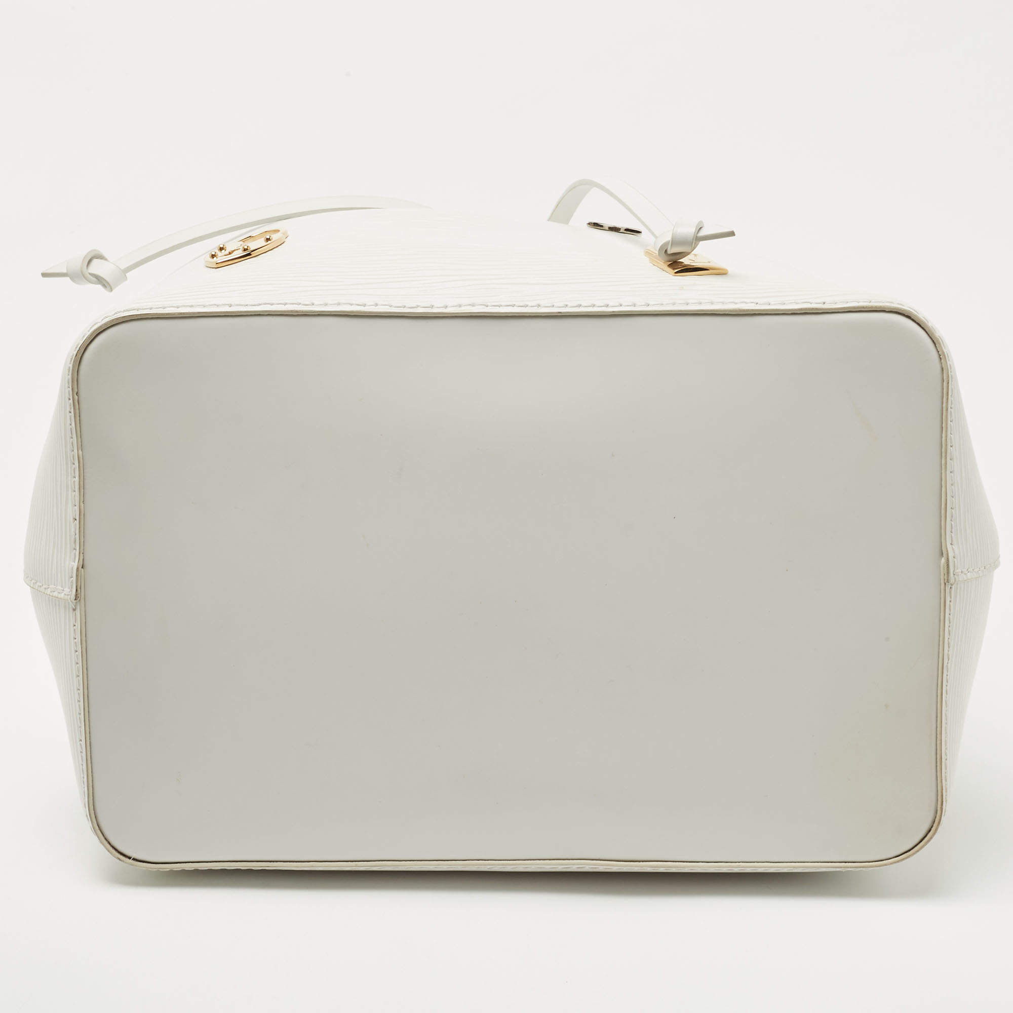 Louis Vuitton White Epi Leather Lovelock NeoNoe MM Bag Louis