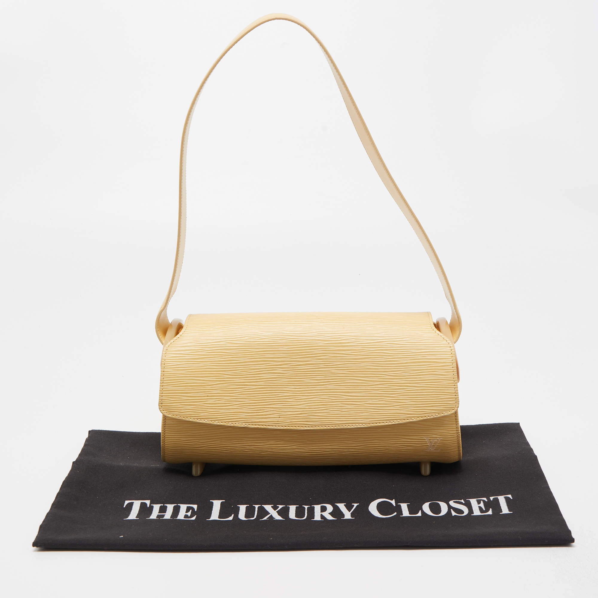 Louis Vuitton Vanilla Epi Leather Honfleur Clutch Bag - Yoogi's Closet