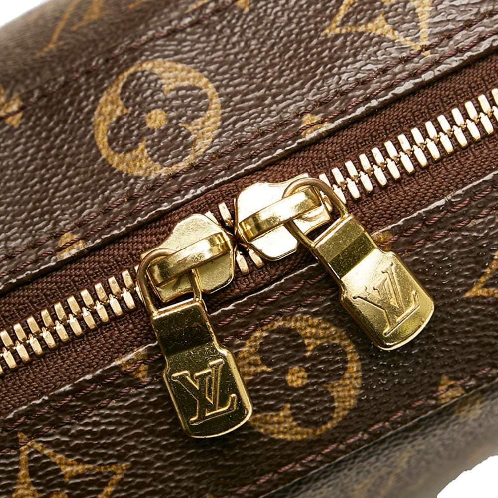 Spontini cloth handbag Louis Vuitton Brown in Cloth - 15624284
