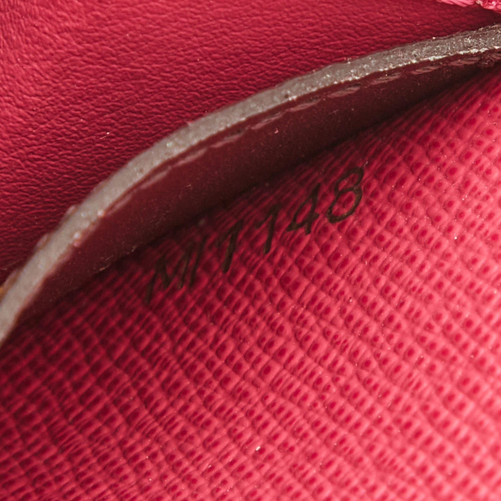 Louis Vuitton Long Monogram LV Emily Luxury Rouge Wallet LV-0619N