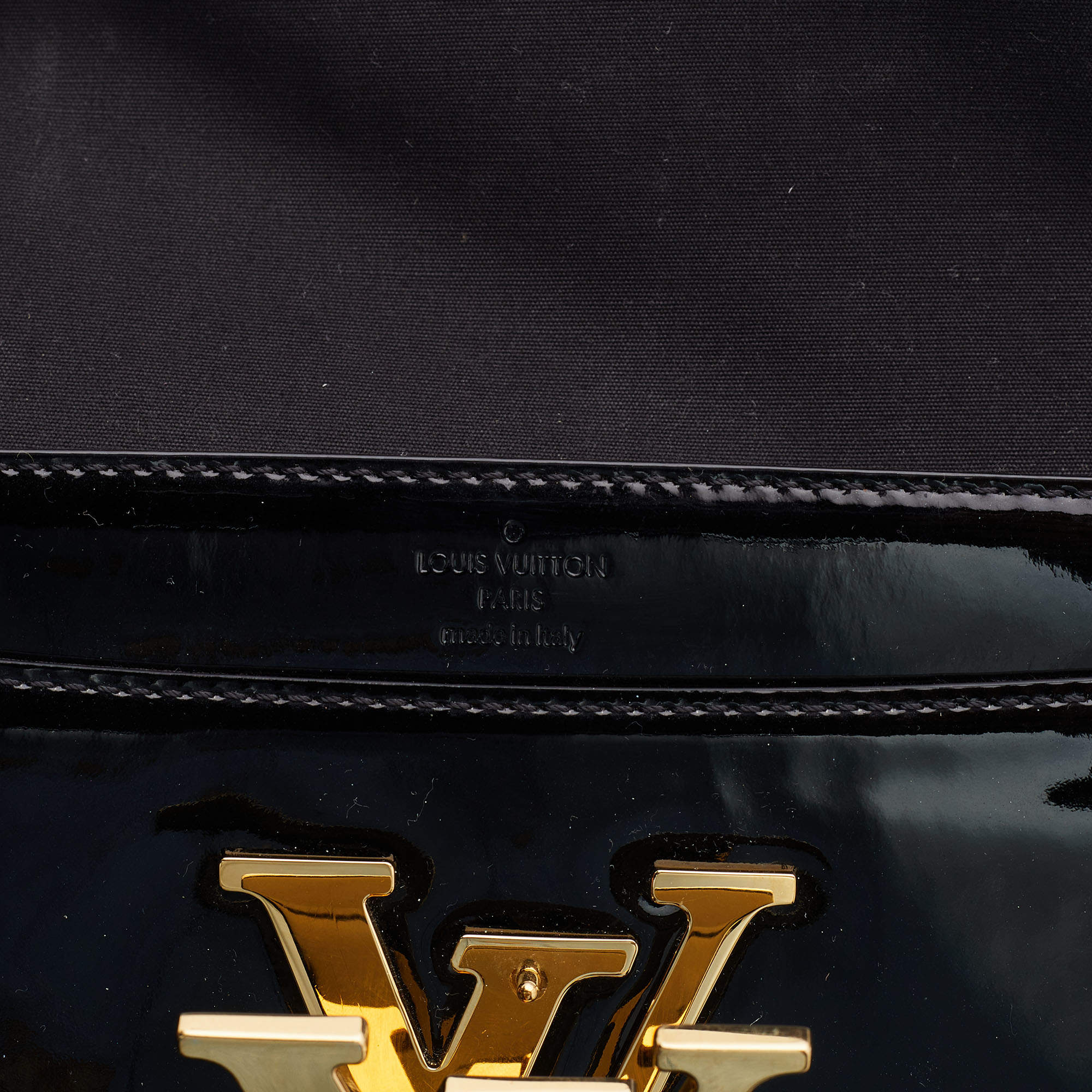 Louis Vuitton louise Black Leather ref.399655 - Joli Closet