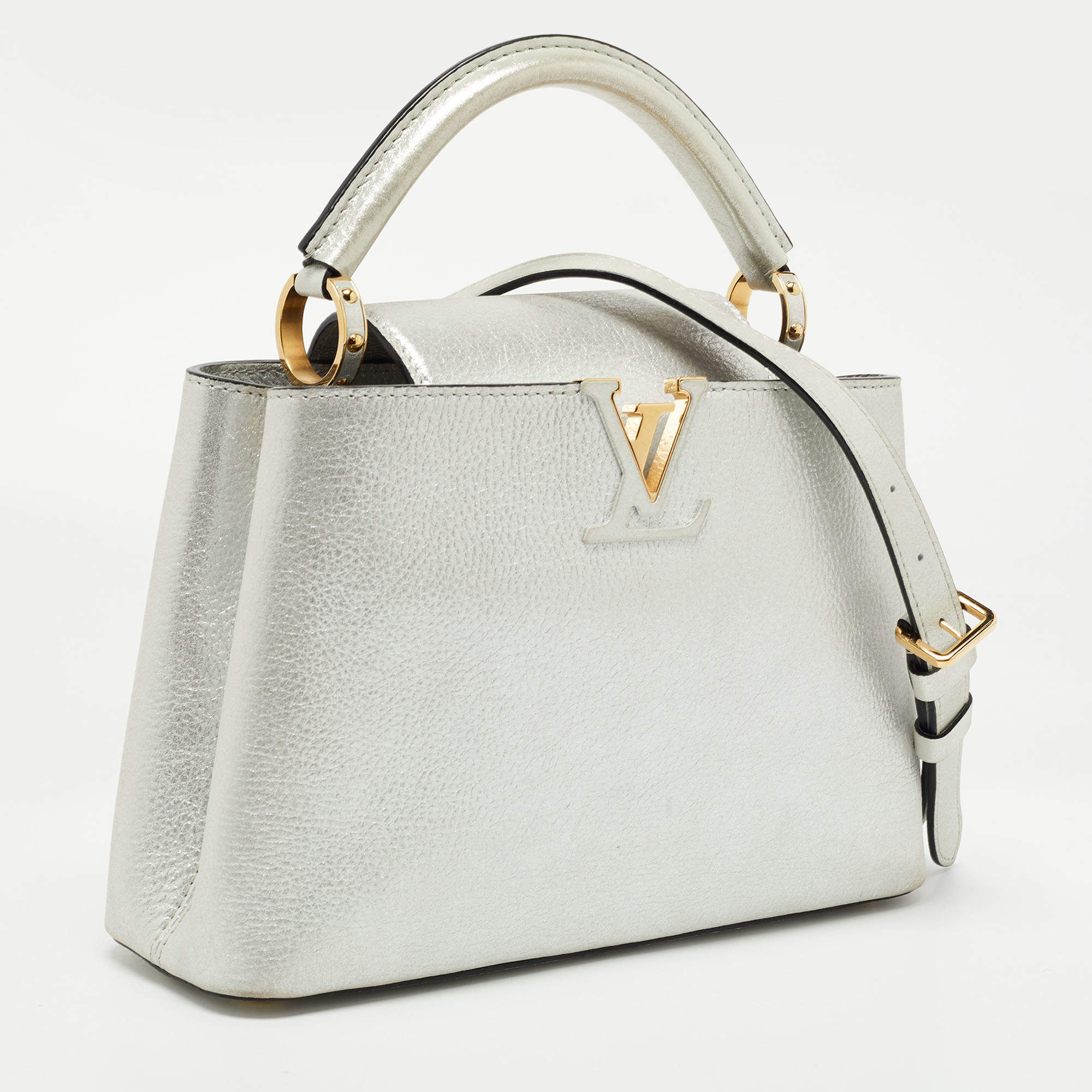 Louis Vuitton Capucines Bag Limited Edition Tricolor Iridescent Calfskin at  1stDibs
