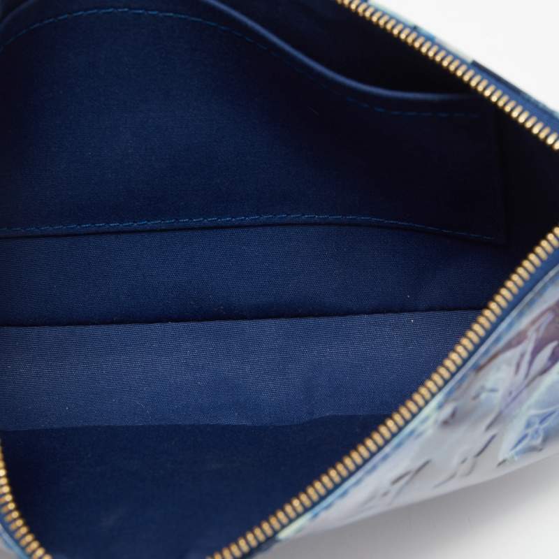 Louis Vuitton - Pochette Ikat Monogram Vernis Leather Pochette Blue