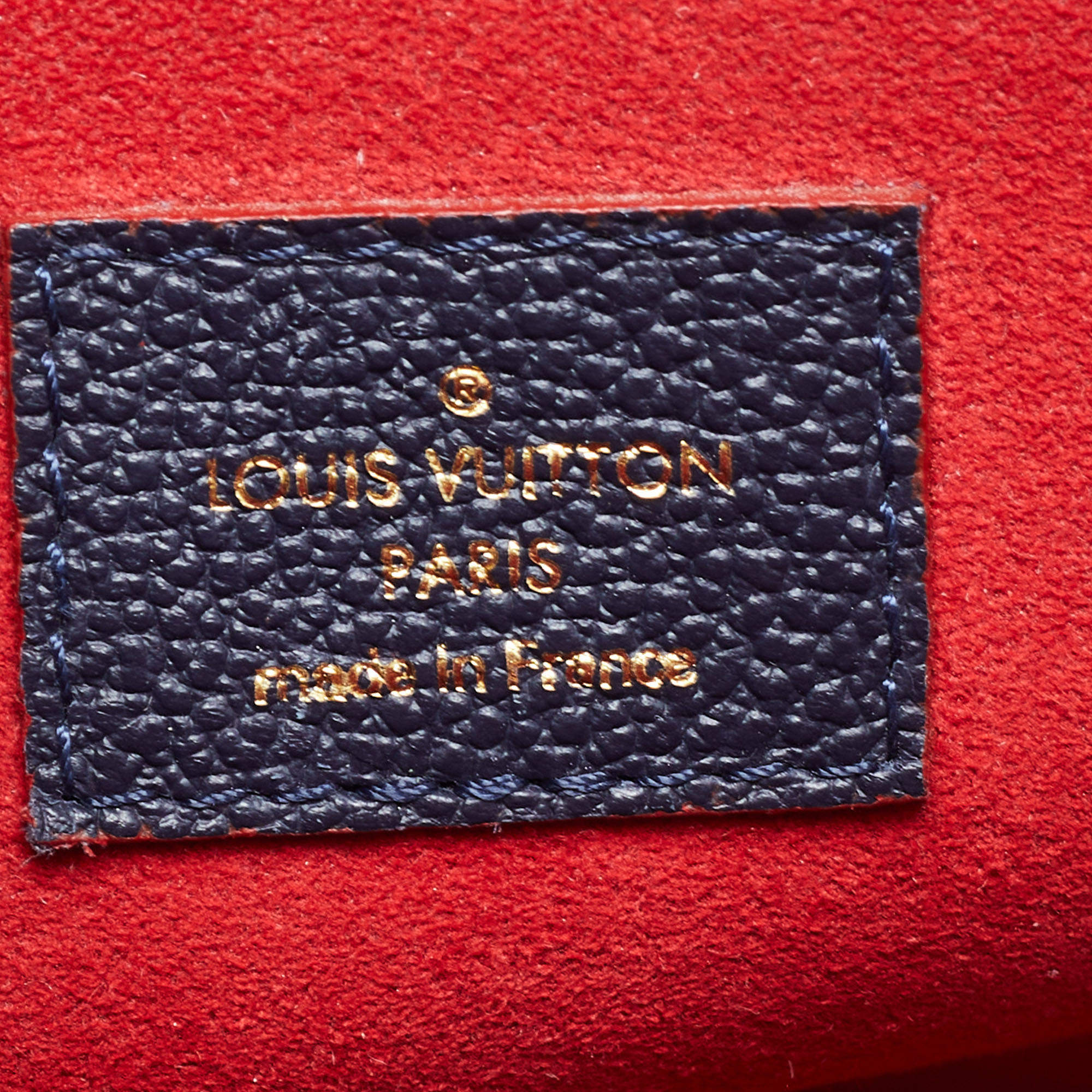 Louis Vuitton Vavin PM Empreinte Marine Rouge - LVLENKA Luxury