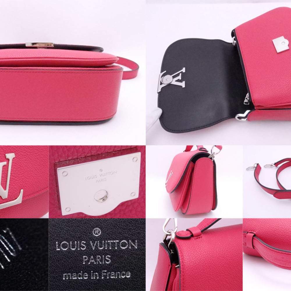 Louis Vuitton Pink Leather Vivienne NM Shoulder Bag