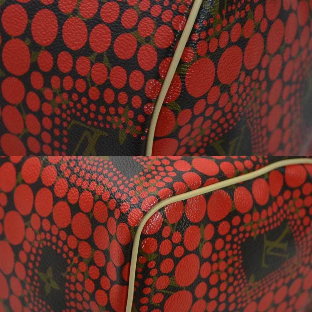 Louis Vuitton x Yayoi Kusama Red Canvas Town Speedy 30 Satchel