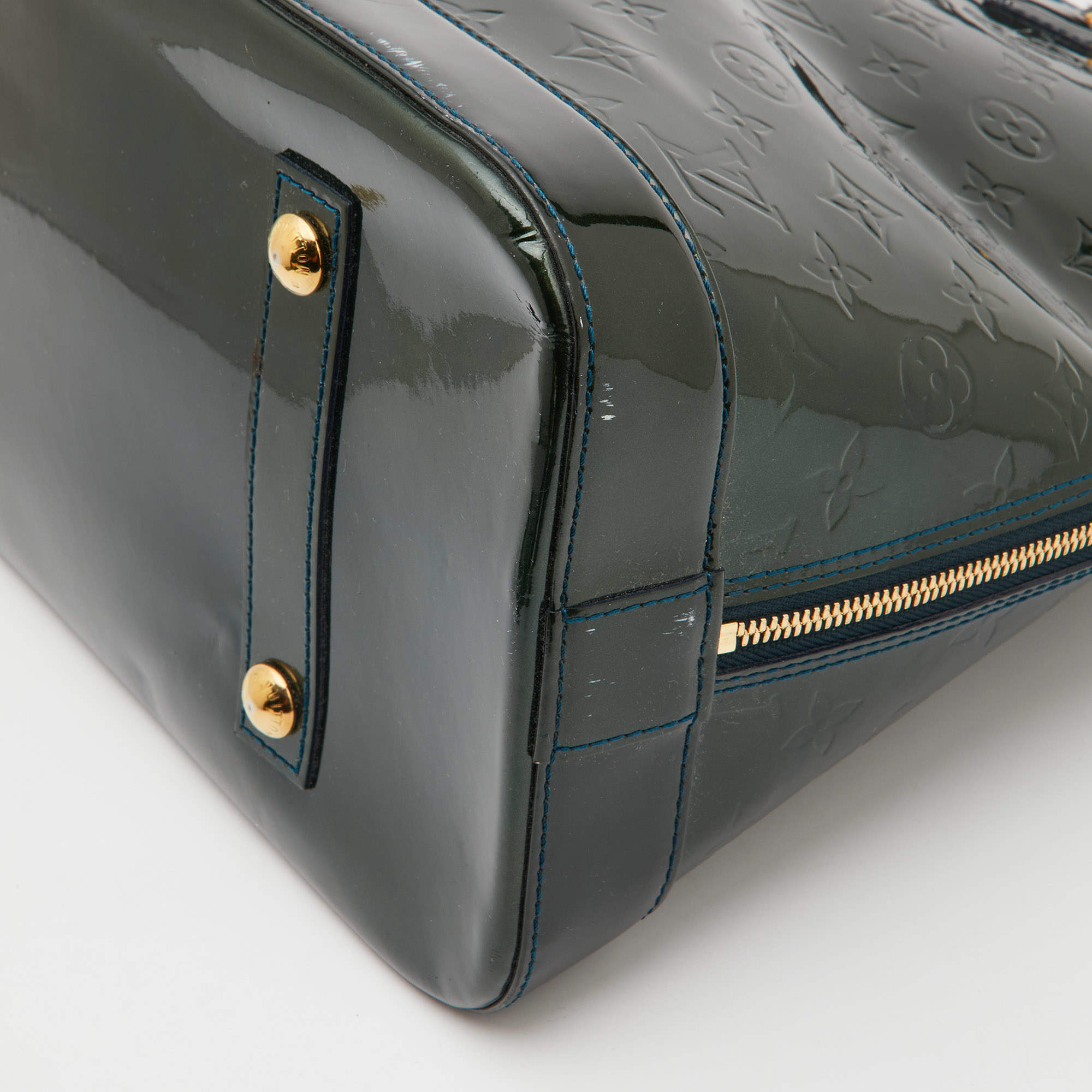 Louis Vuitton - Alma GM Monogram Vernis Leather Blue Infini