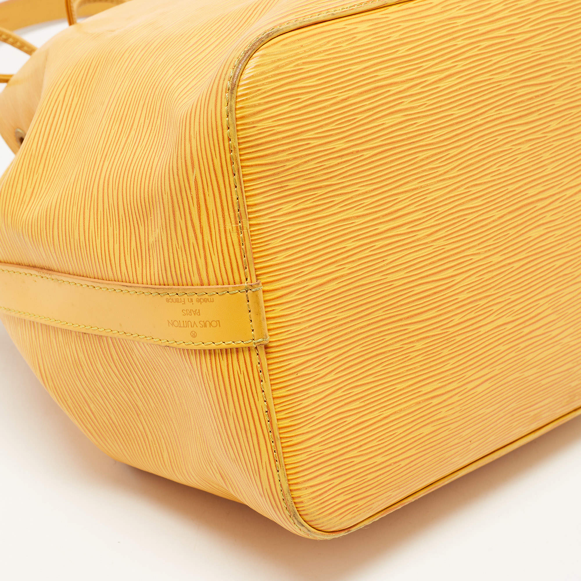 Louis Vuitton Tassil Yellow Epi Leather Neonoe Bag