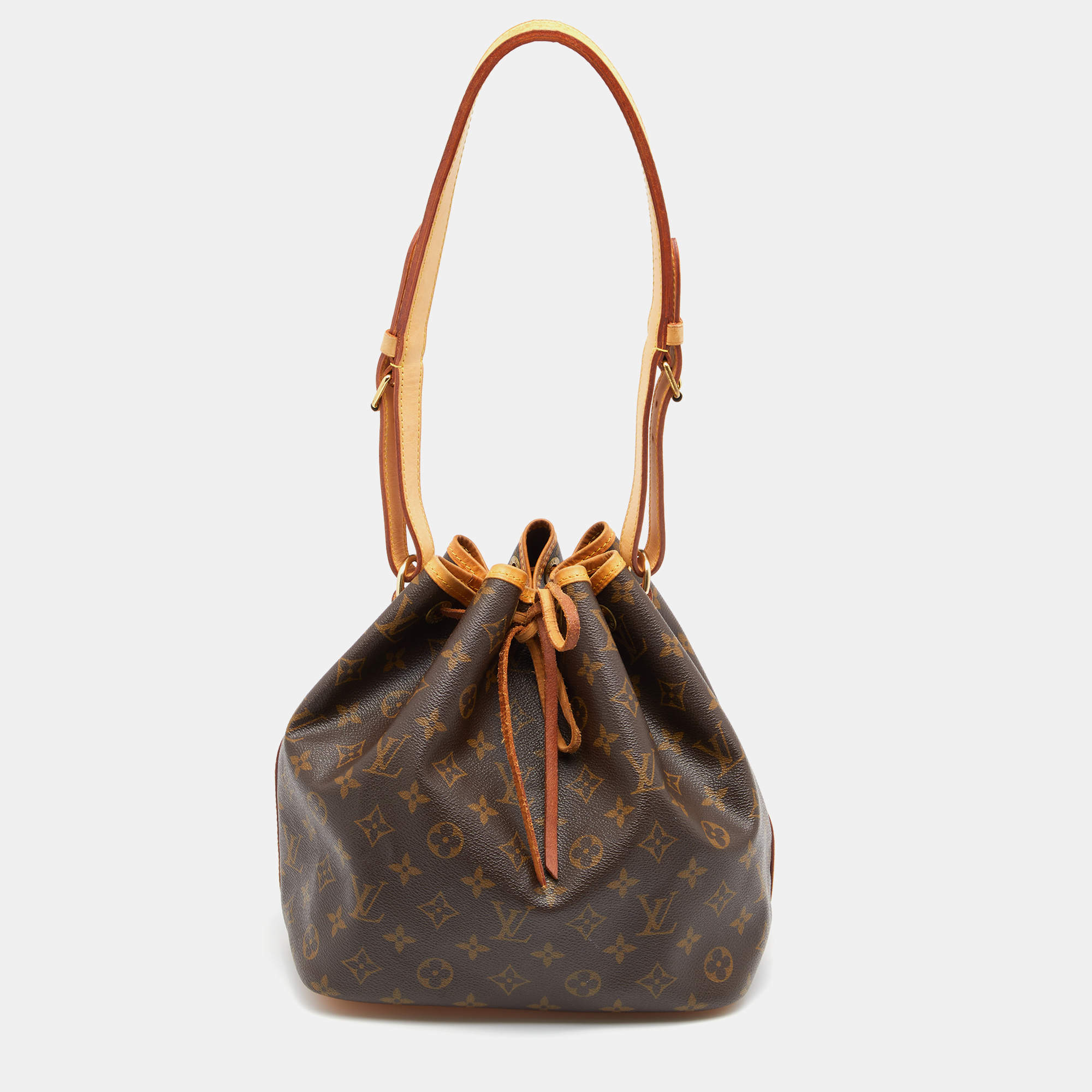 Louis Vuitton Noe Noe Bucket Bag MM Bicolour Monogram Empreinte Arizona  BeigeCream in Grained Cowhide Leather with Goldtone  US