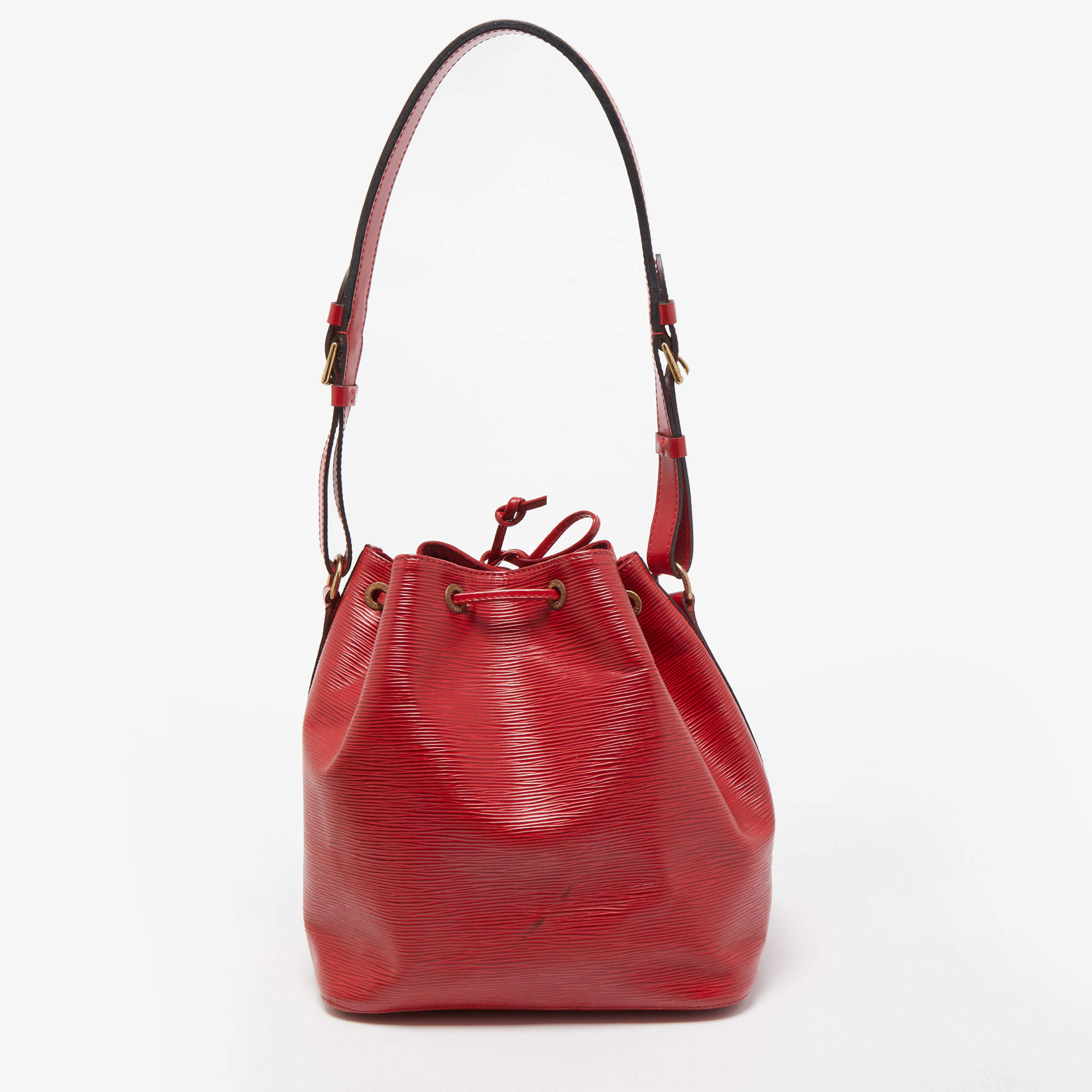 Louis Vuitton Red Monogram Mat Leather Op Art Round Bag Louis Vuitton