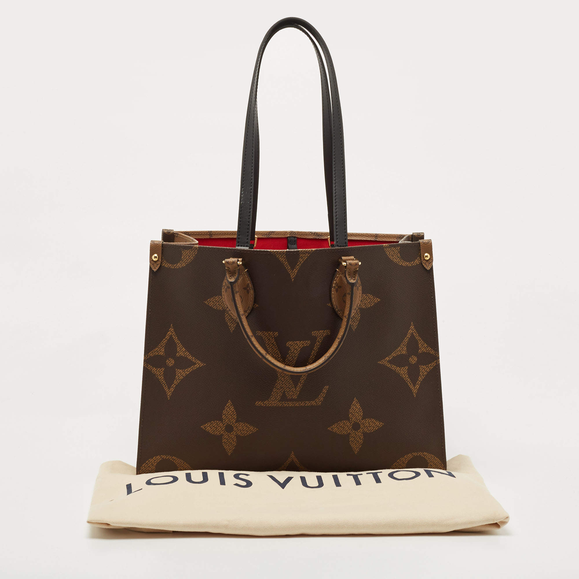 Louis Vuitton Monogram Reverse Canvas Onthego MM Bag - Yoogi's Closet