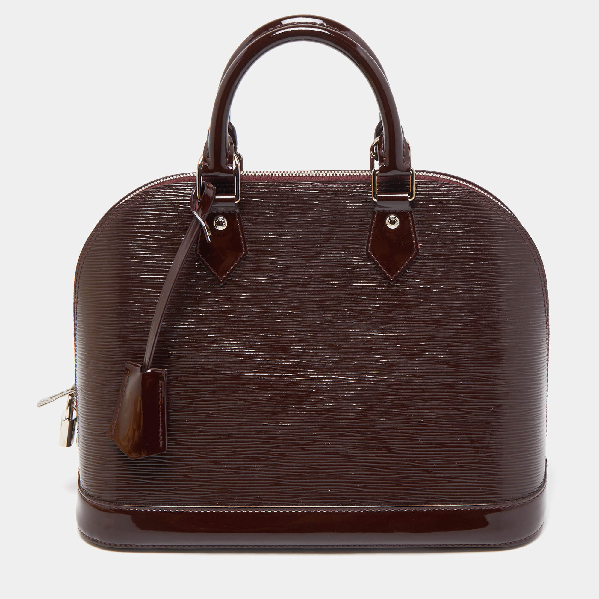 Alma BB Epi Leather Handbag Quartz