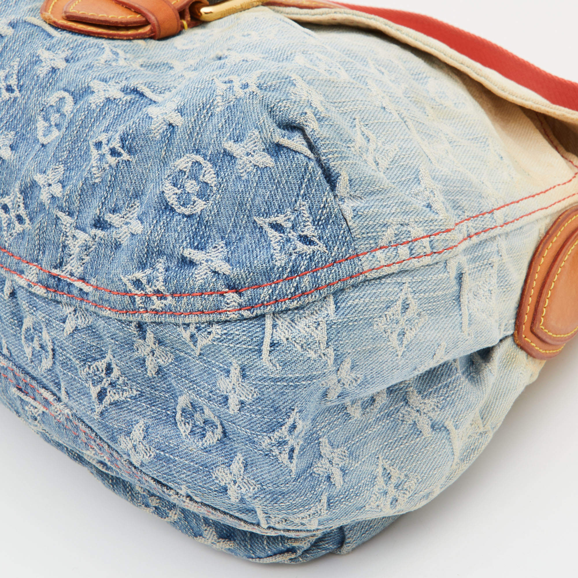 Louis Vuitton Blue Monogram Denim and Leather Limited Edition