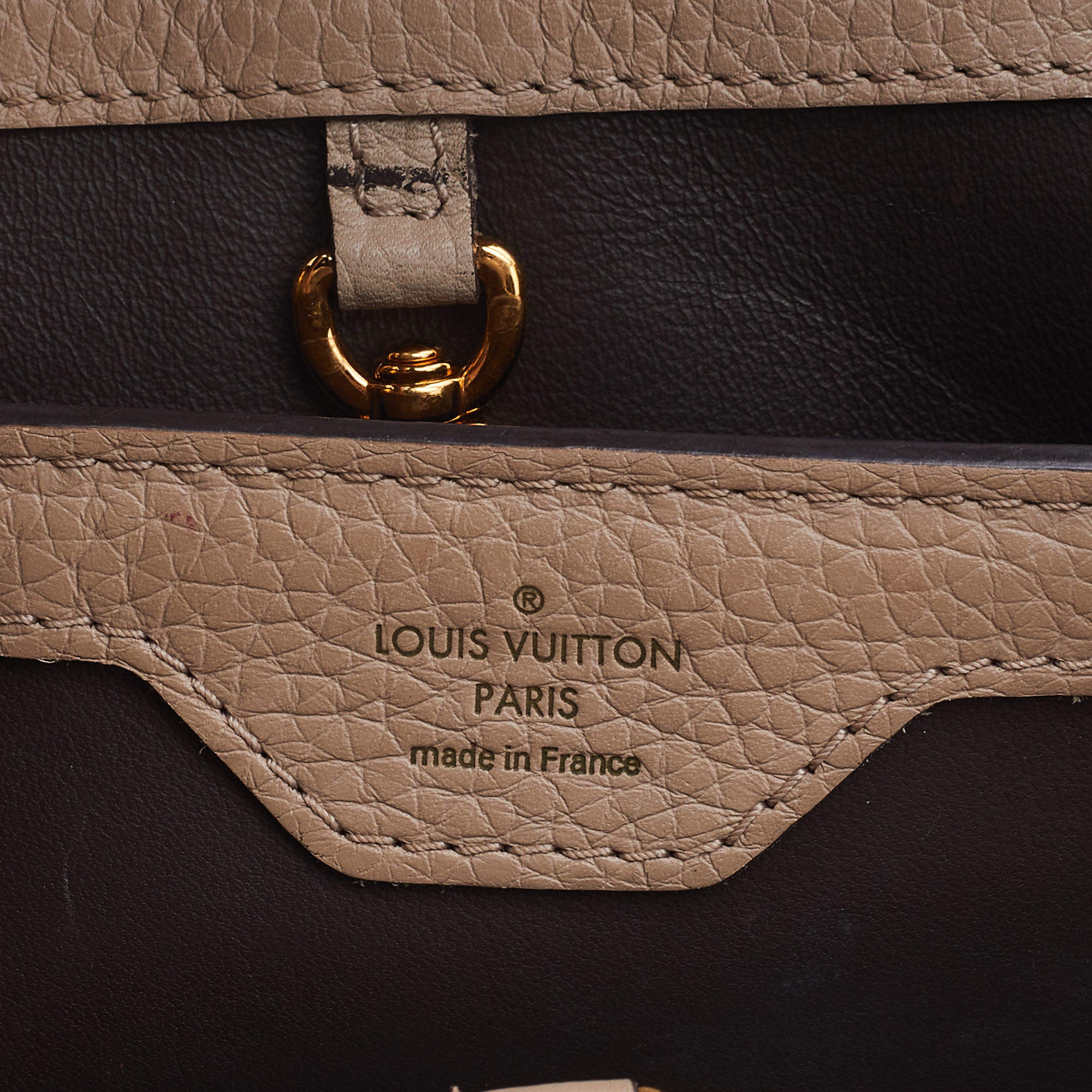 Louis Vuitton Taurillon Capucines Bb Rubis 523991