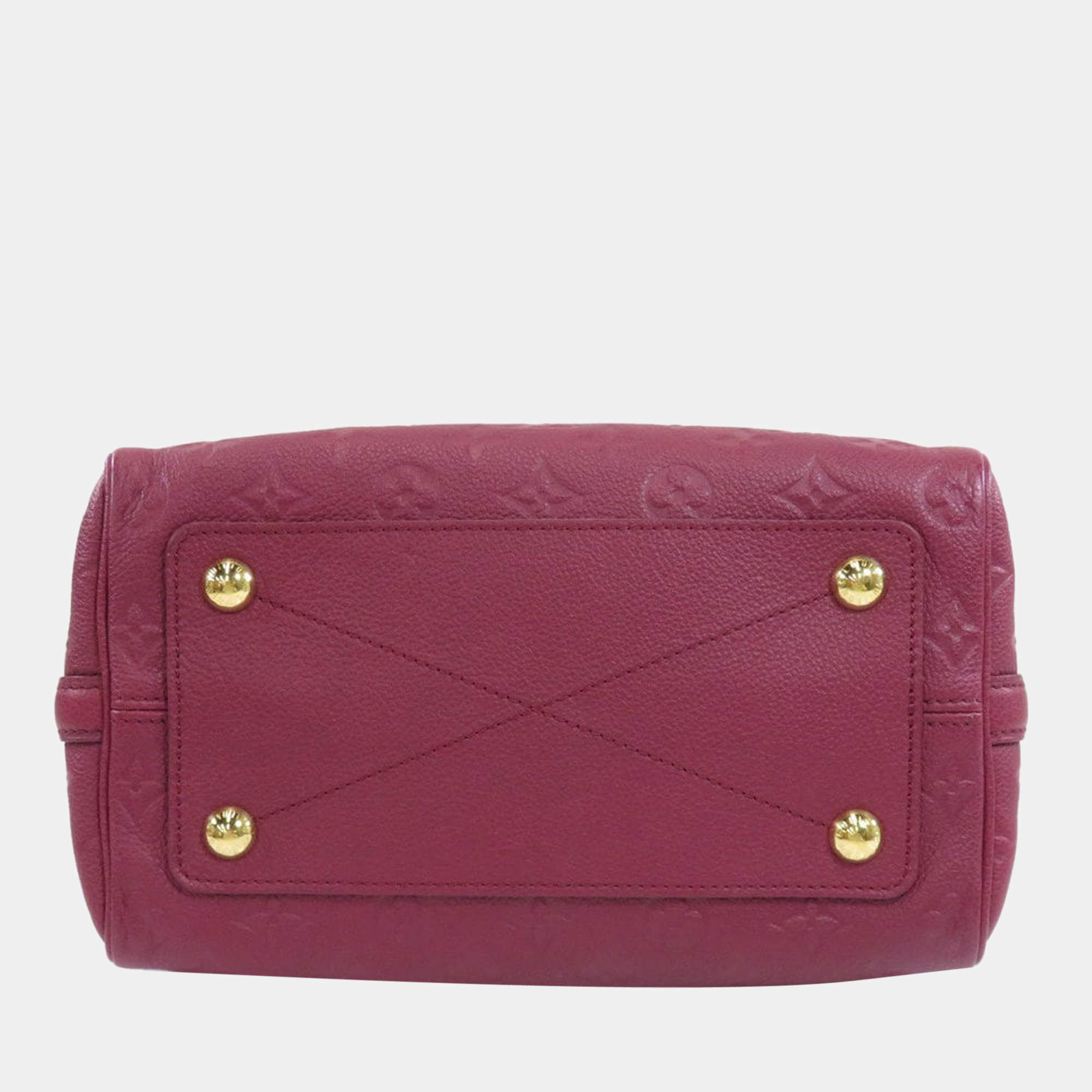 Louis Vuitton Speedy Bandouliere Bag Monogram Empreinte Leather 25 Purple,  Red