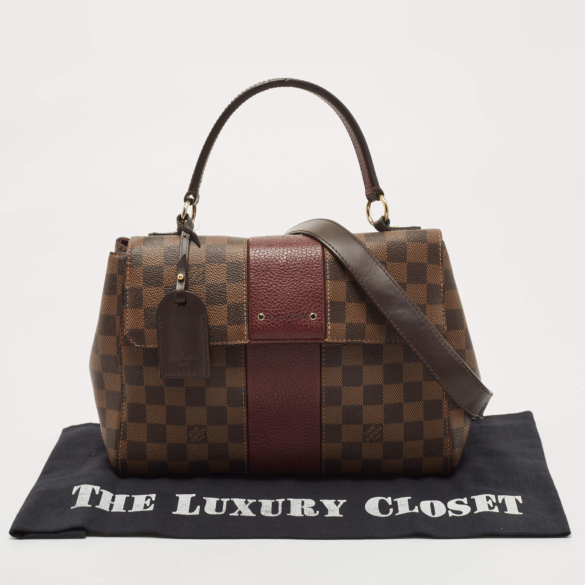 Louis Vuitton Bordeaux Damier Ebene Canvas Bond Street Bag Louis Vuitton |  The Luxury Closet