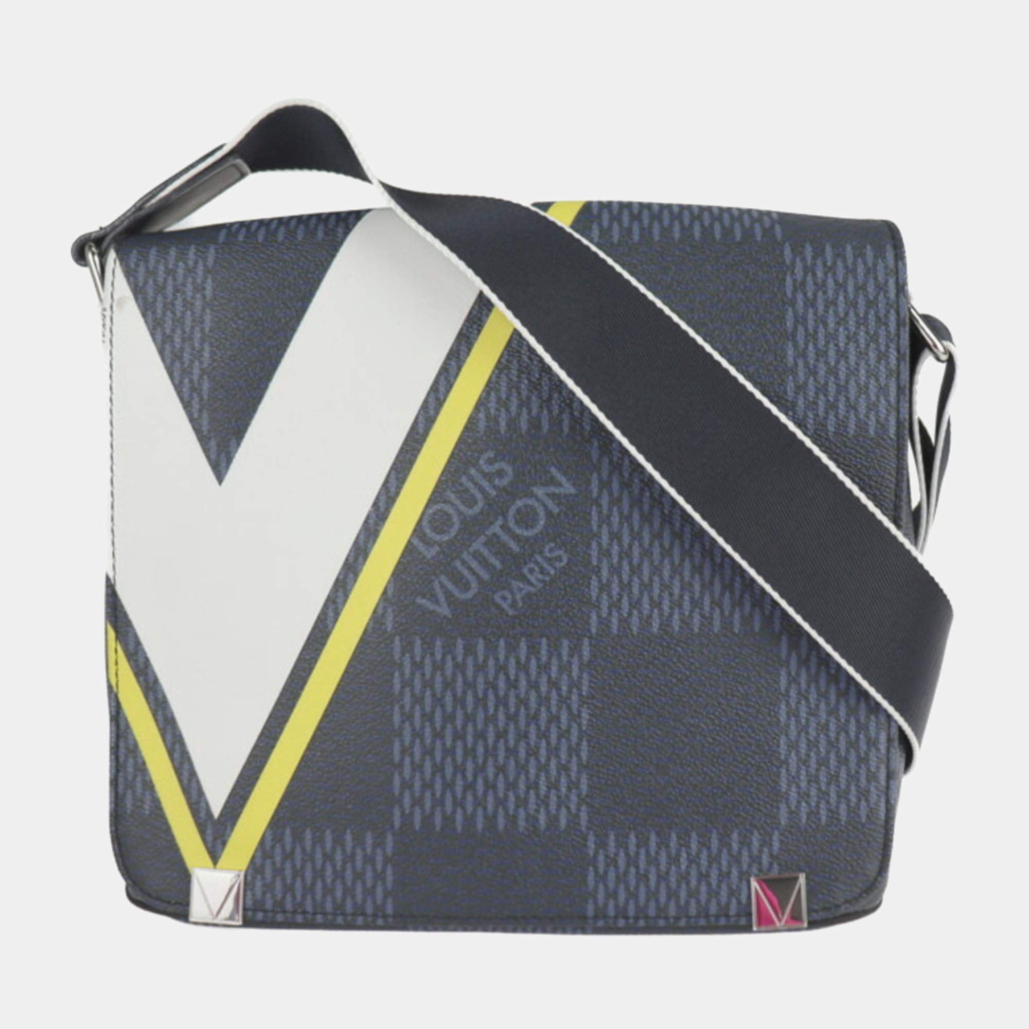 Louis Vuitton District PM Damier Graphite Pixel Gray in Coated Canvas with  Silver-tone - US