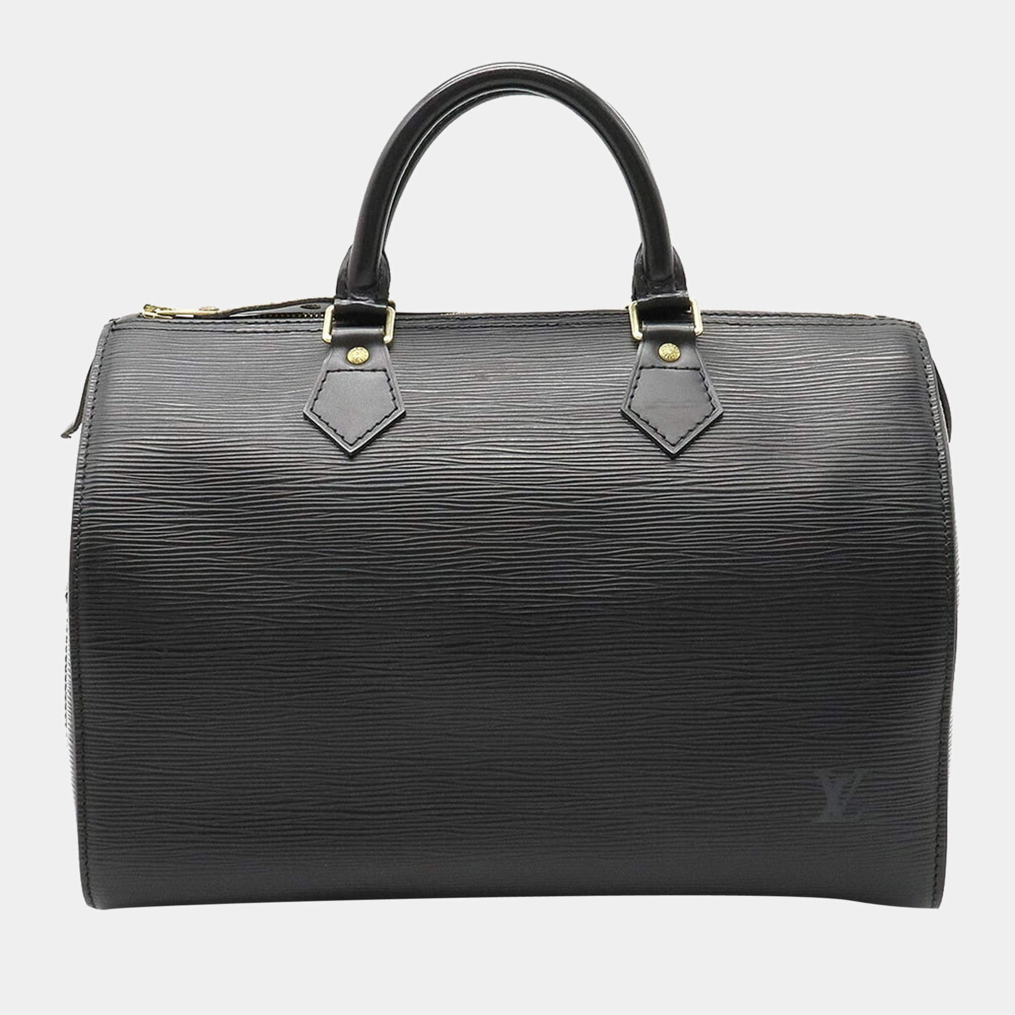 Louis Vuitton Speedy Epi 30 Black in Leather with Gold-tone - US
