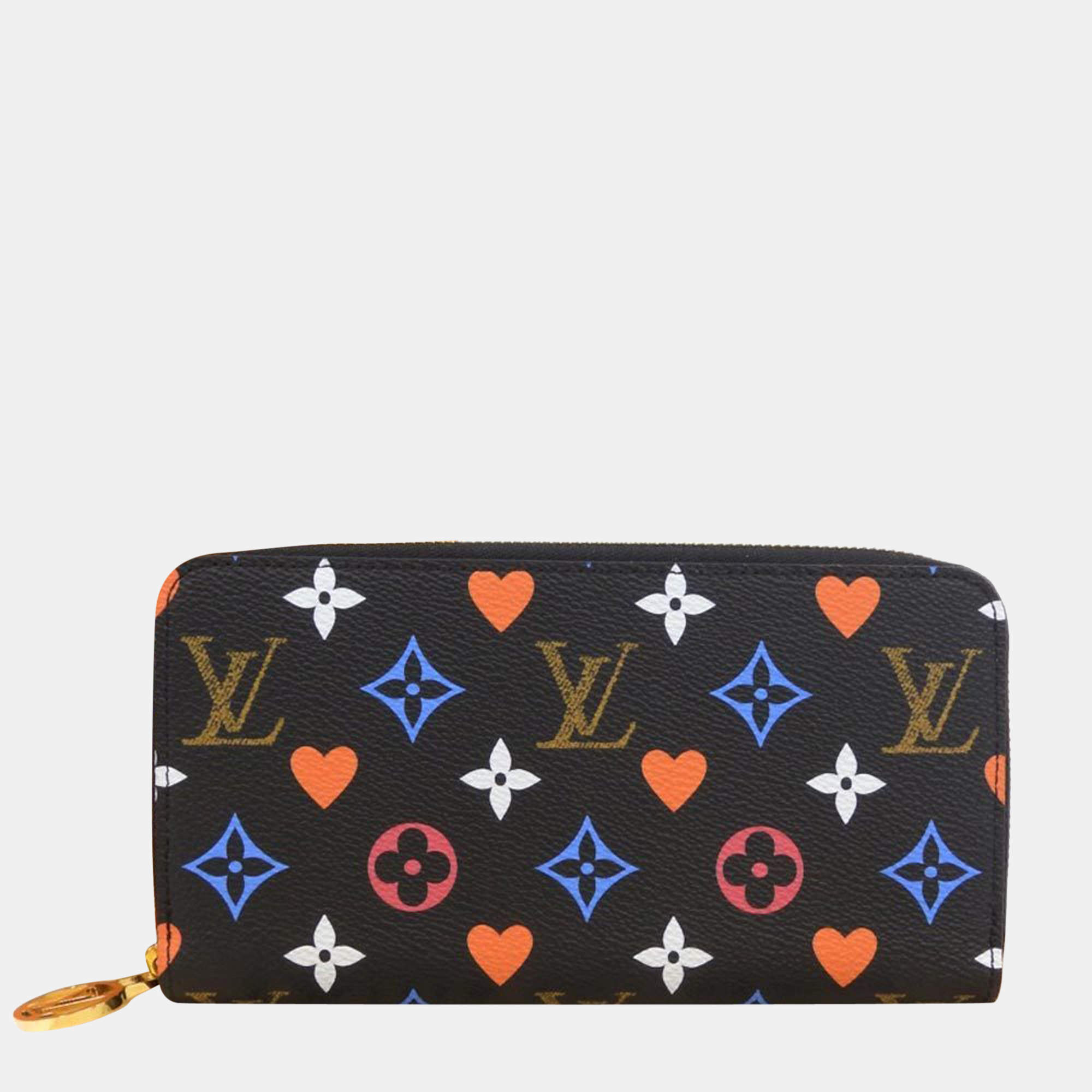 Louis Vuitton Black Multicolore Monogram Canvas Zippy Wallet Louis