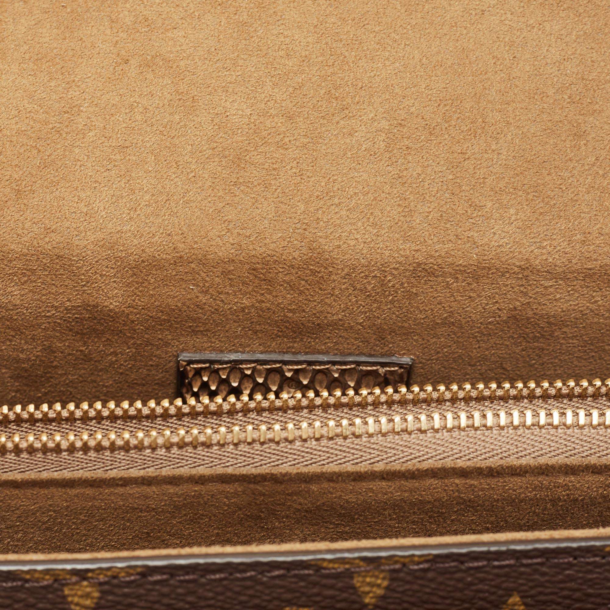Louis Vuitton Victoire Handbag Monogram Canvas and Python - ShopStyle  Shoulder Bags