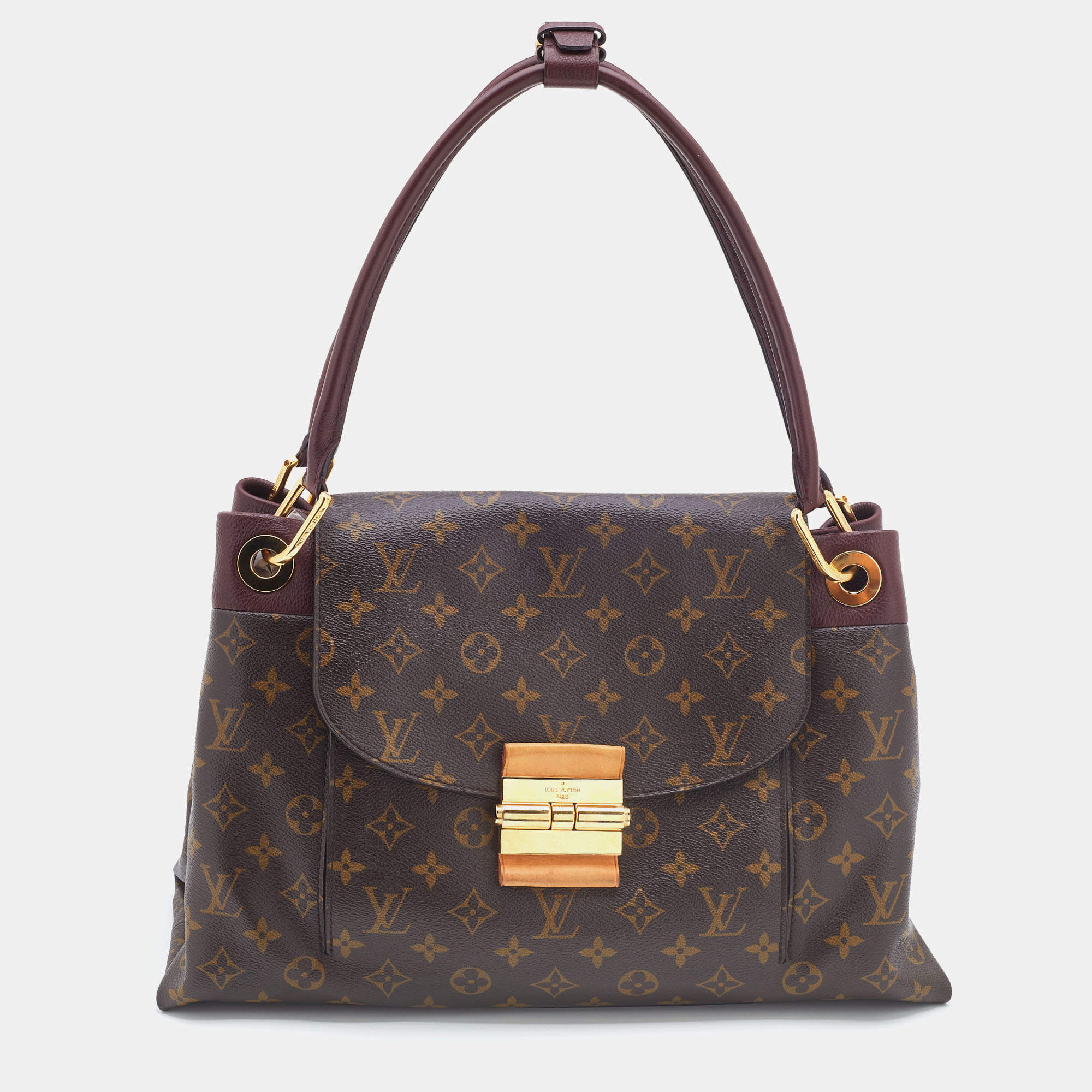 Pre Owned Louis Vuitton Aurore Monogram Canvas Olympe Bag