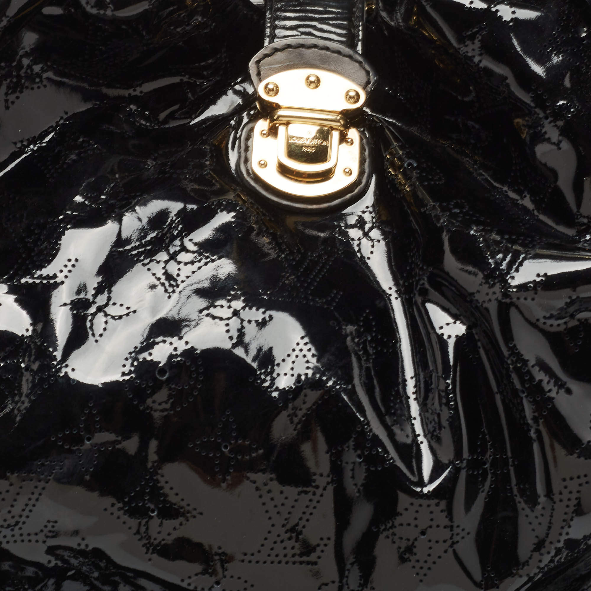Louis Vuitton Limited Edition Black Patent Leather Surya XL Bag - Yoogi's  Closet