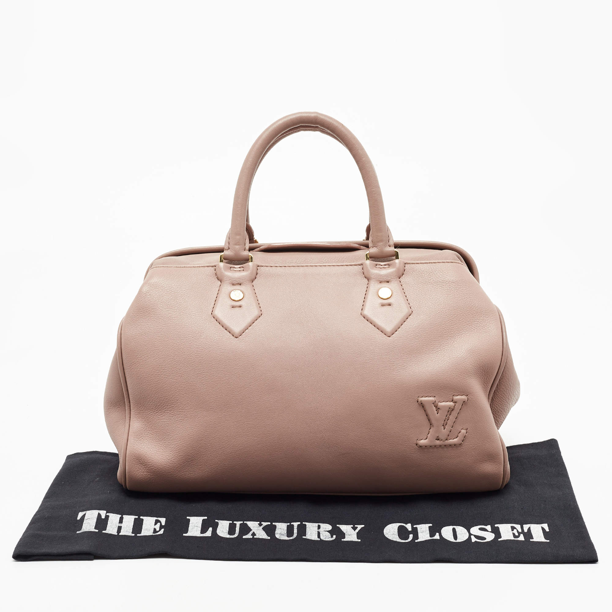 Louis Vuitton Limited Edition Rose Calf Leather Cinema Intrigue