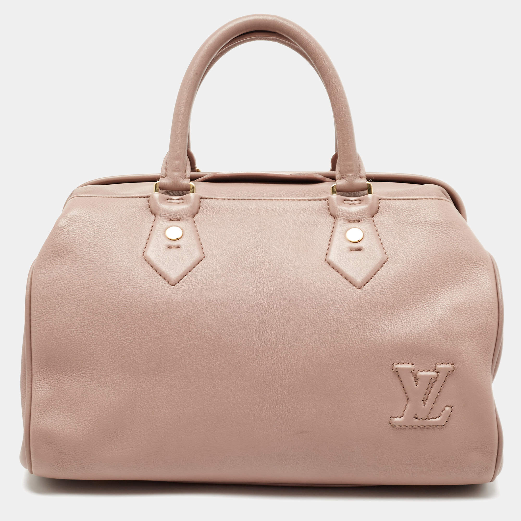 LV Speedy 30 bag shaper and handle scarf, Women's Fashion, Bags