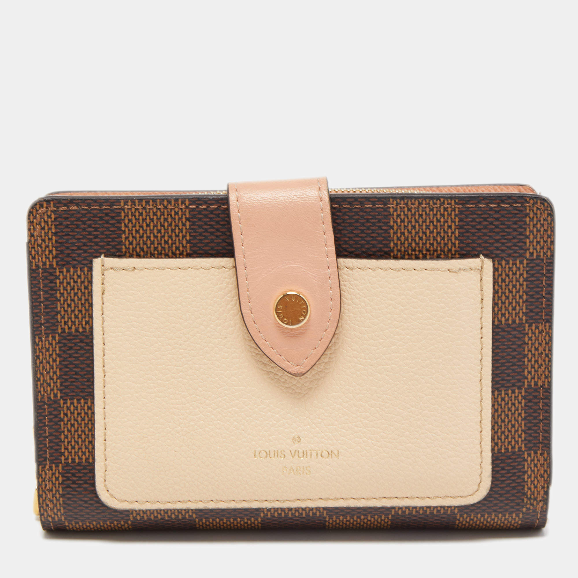 Louis Vuitton Damier Ebene Canvas Juliette Wallet