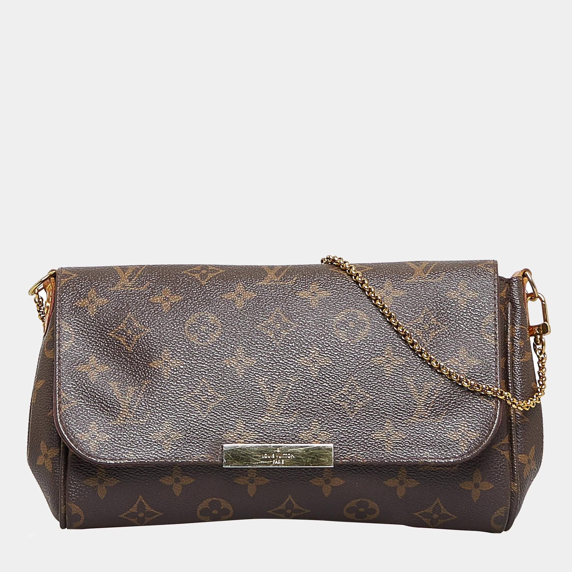 مملوكة مسبقًا Louis Vuitton Brown Monogram Favorite MM