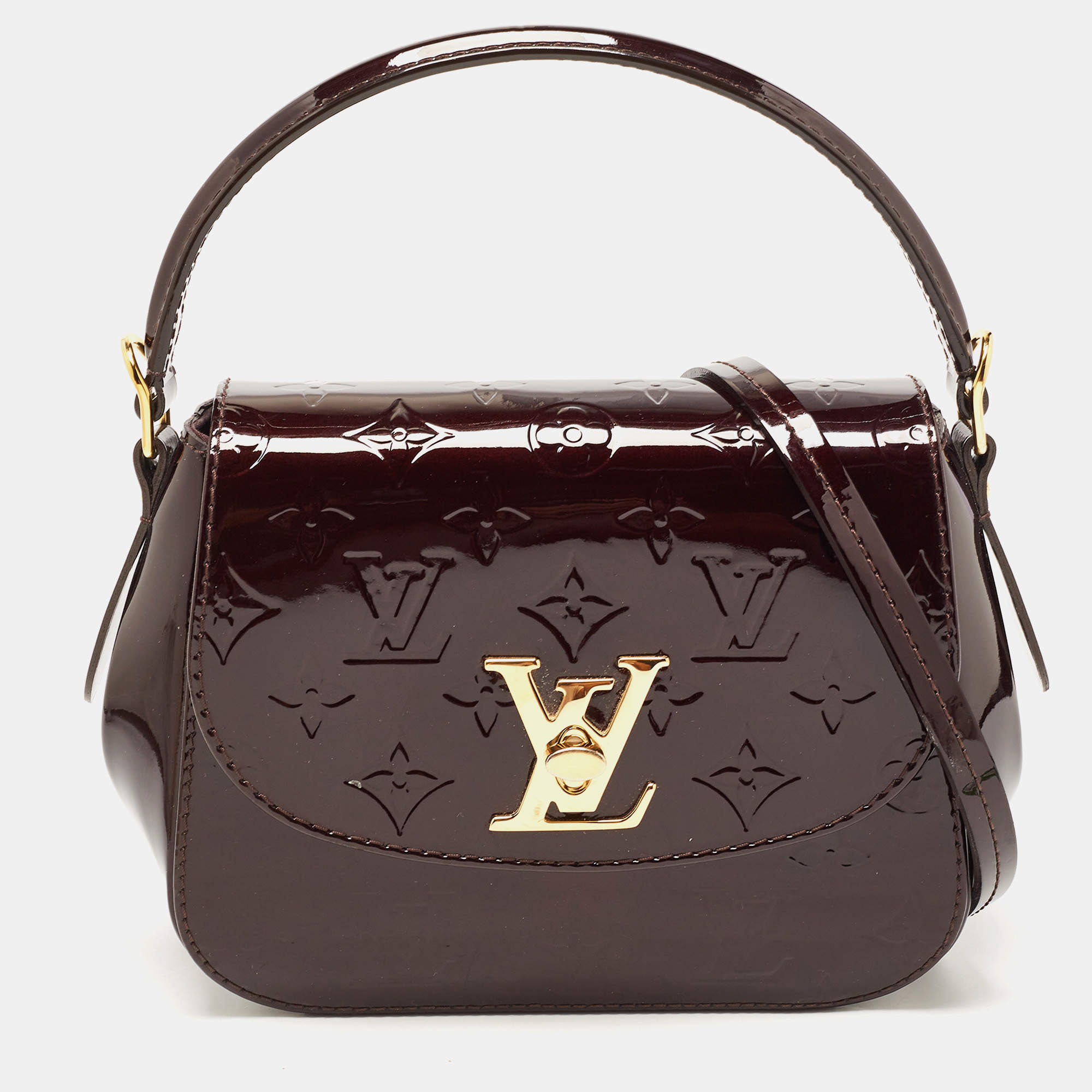 مملوكة مسبقًا Louis Vuitton Amarante Monogram Vernis Pasadena Bag