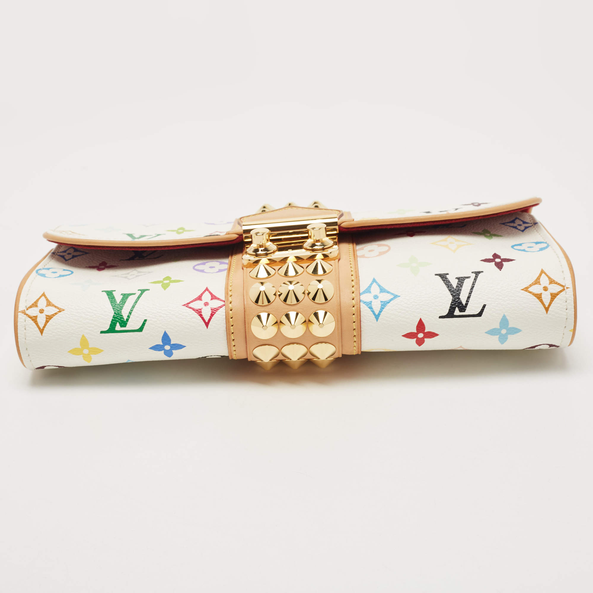 Louis Vuitton Monogram Multicolore Kate Clutch - White Clutches, Handbags -  LOU748616