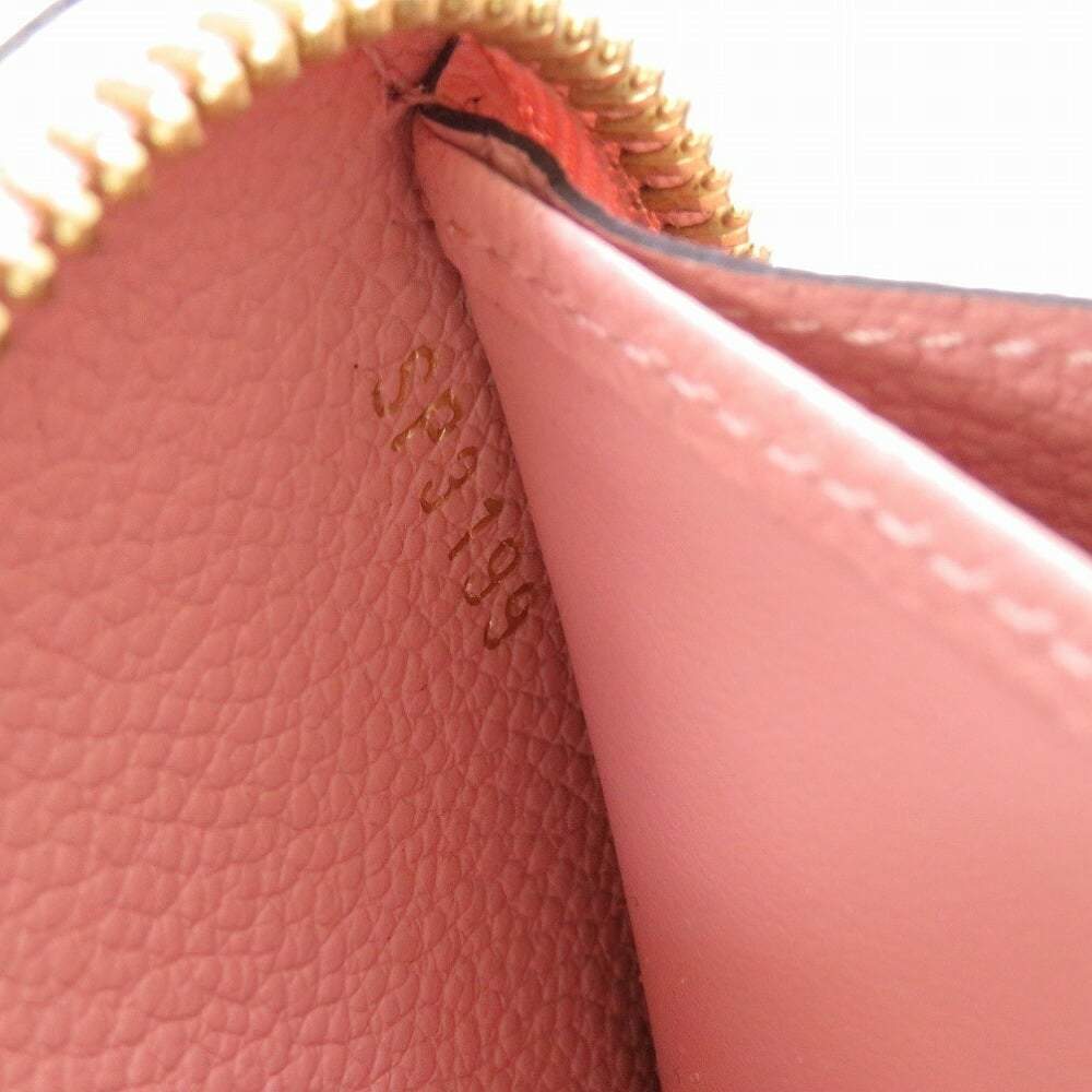LOUIS VUITTON Zippy Wallet Empreinte Rose Ballerine Rare Pink W/BOX LV Auth  #222